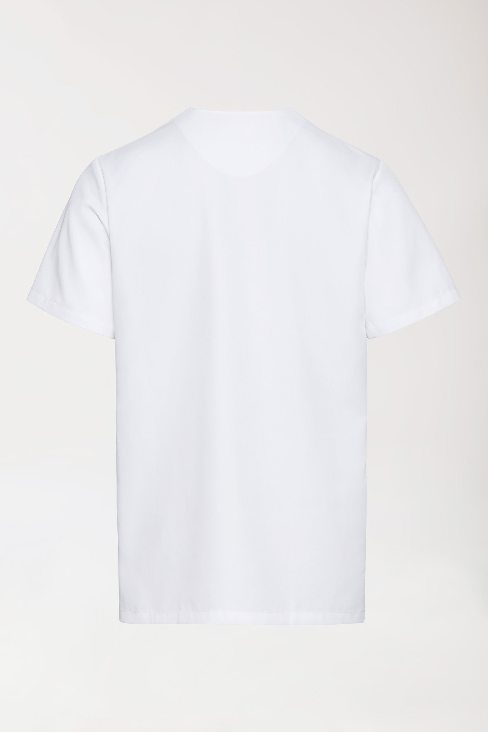 TENCEL™ Tunique Homme - Col V blanc, Vue de dos