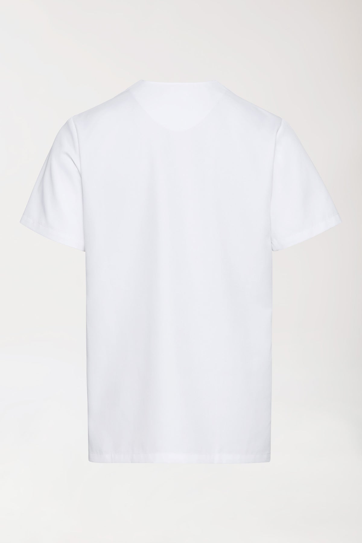 TENCEL™ Tunique Homme - Col V blanc, Vue de dos