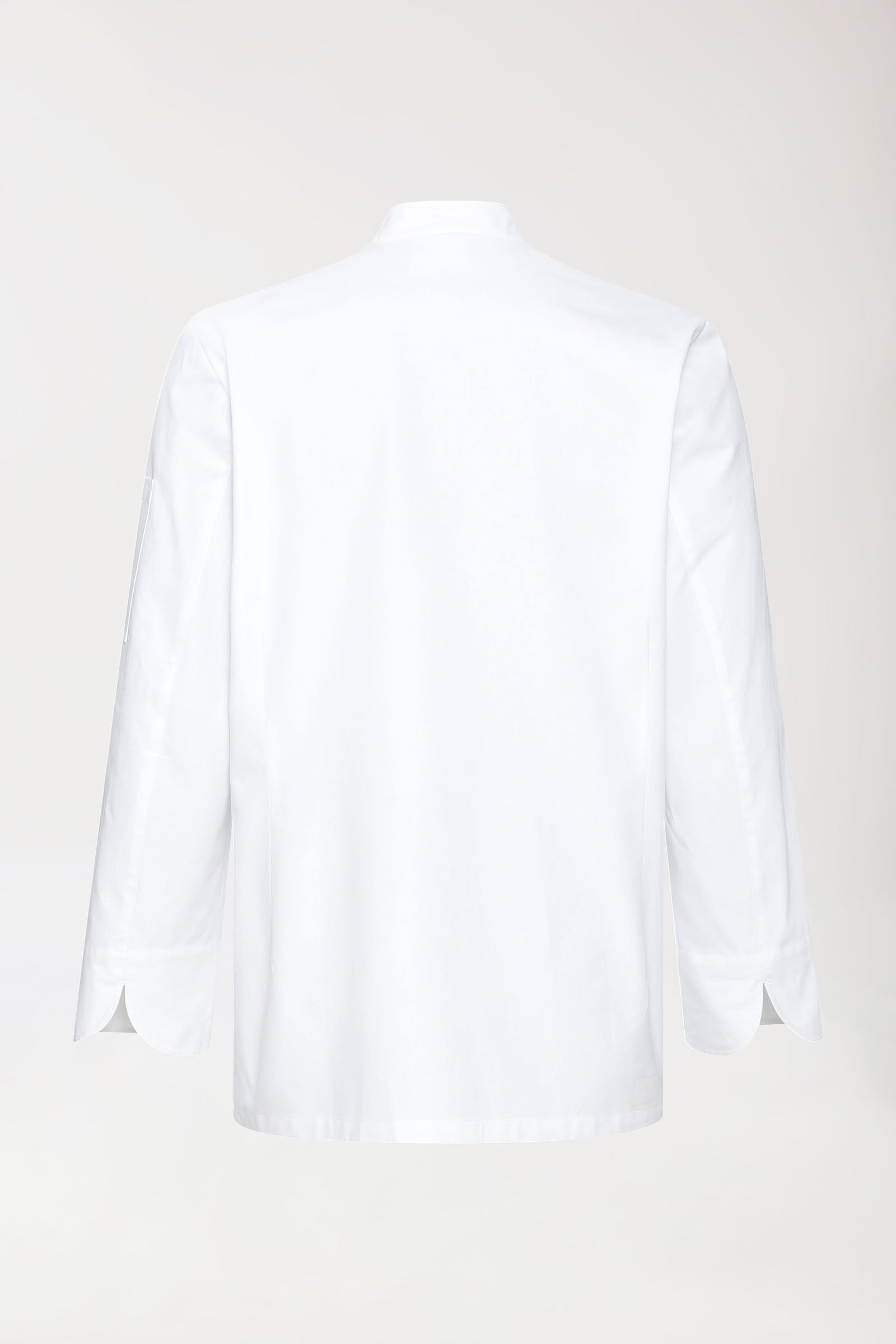 Gastro Veste de cuisine Homme - Patte 6 boutons - Manche longue blanc, Vue de dos
