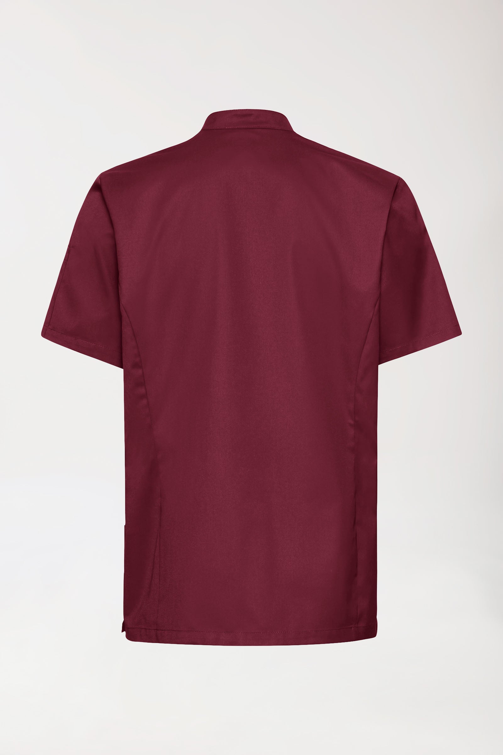 Gastro Veste de cuisine Homme - Manche courte bordeaux, Vue de dos