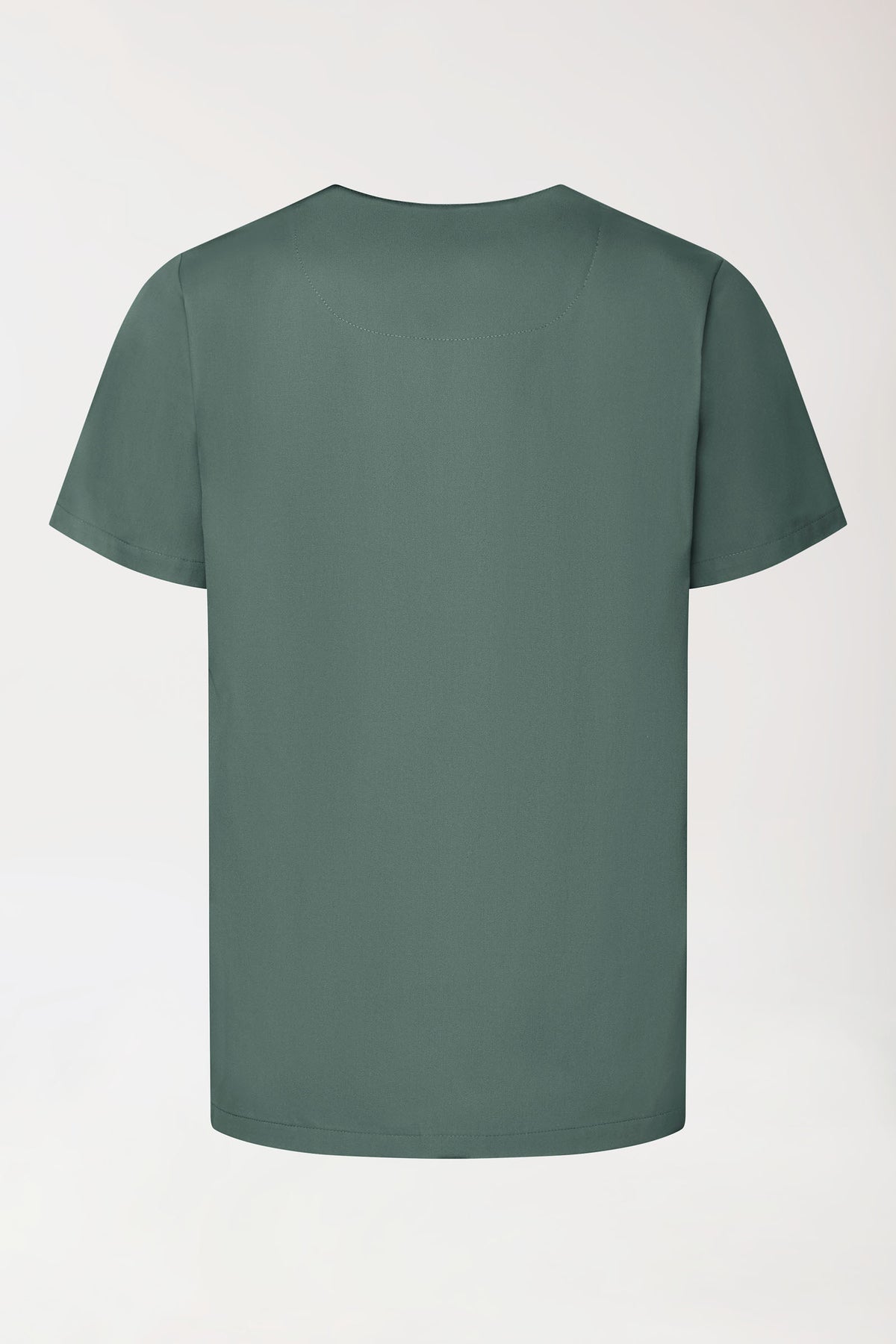 GREEN Tunique Stretch mixte - Décolleté V vert foncé, Vue de dos