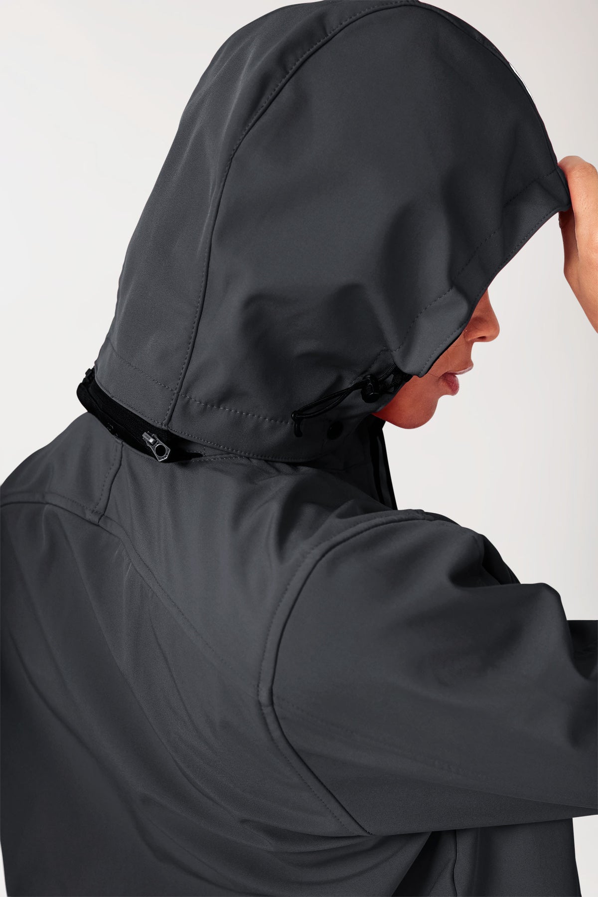 Softshell Veste mixte - à capuche gris minerai