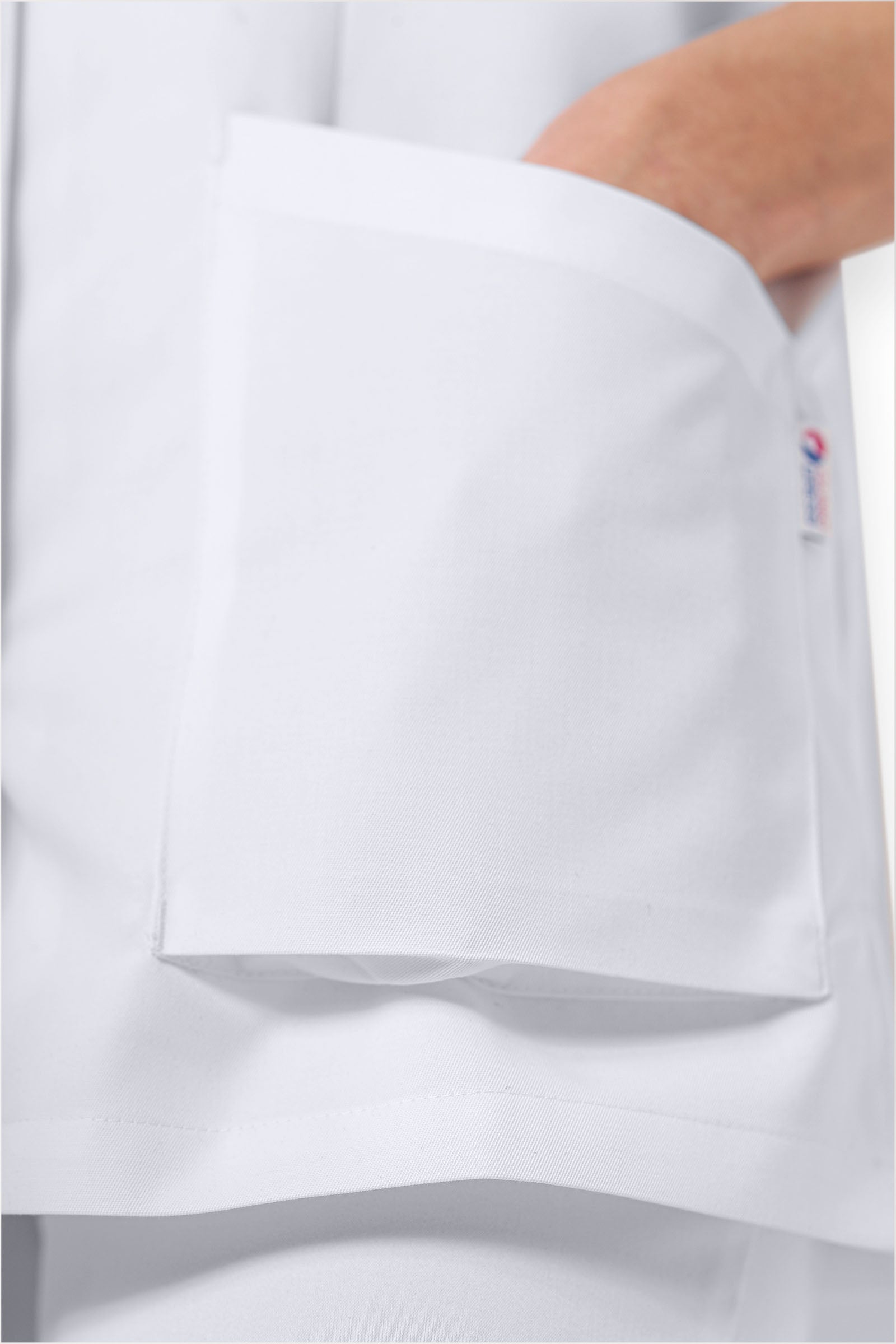 CORE Blouse Femme - Entièrement boutonnée blanc