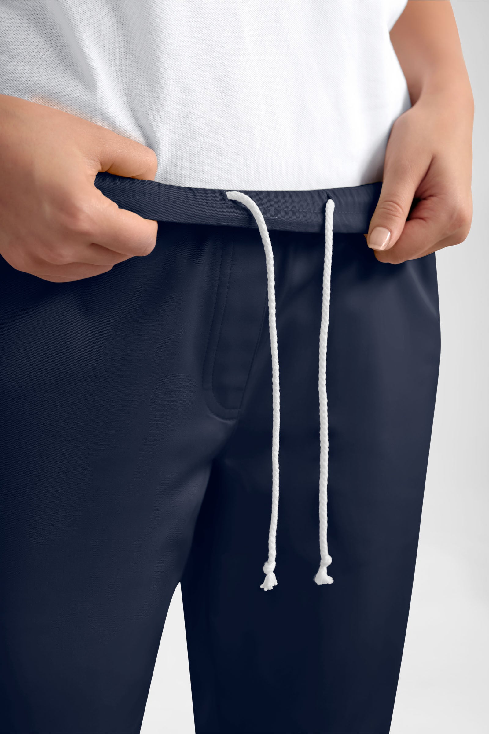 GREEN Pantalon Stretch Femme - Style Jogpant navy