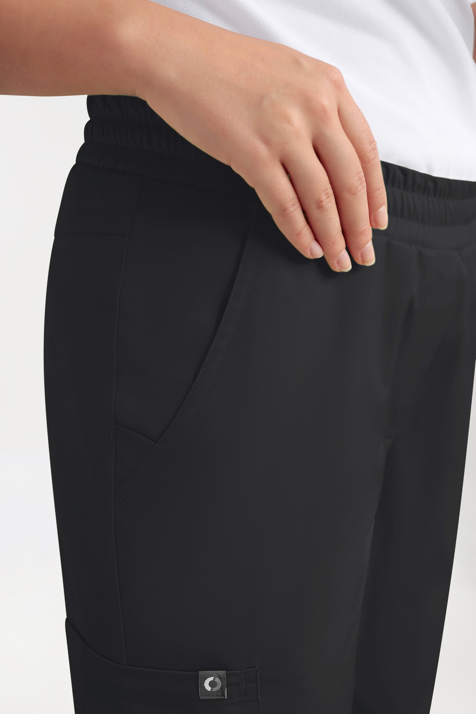 CORE Pantalon Cargo Femme – Style Jogpant noir