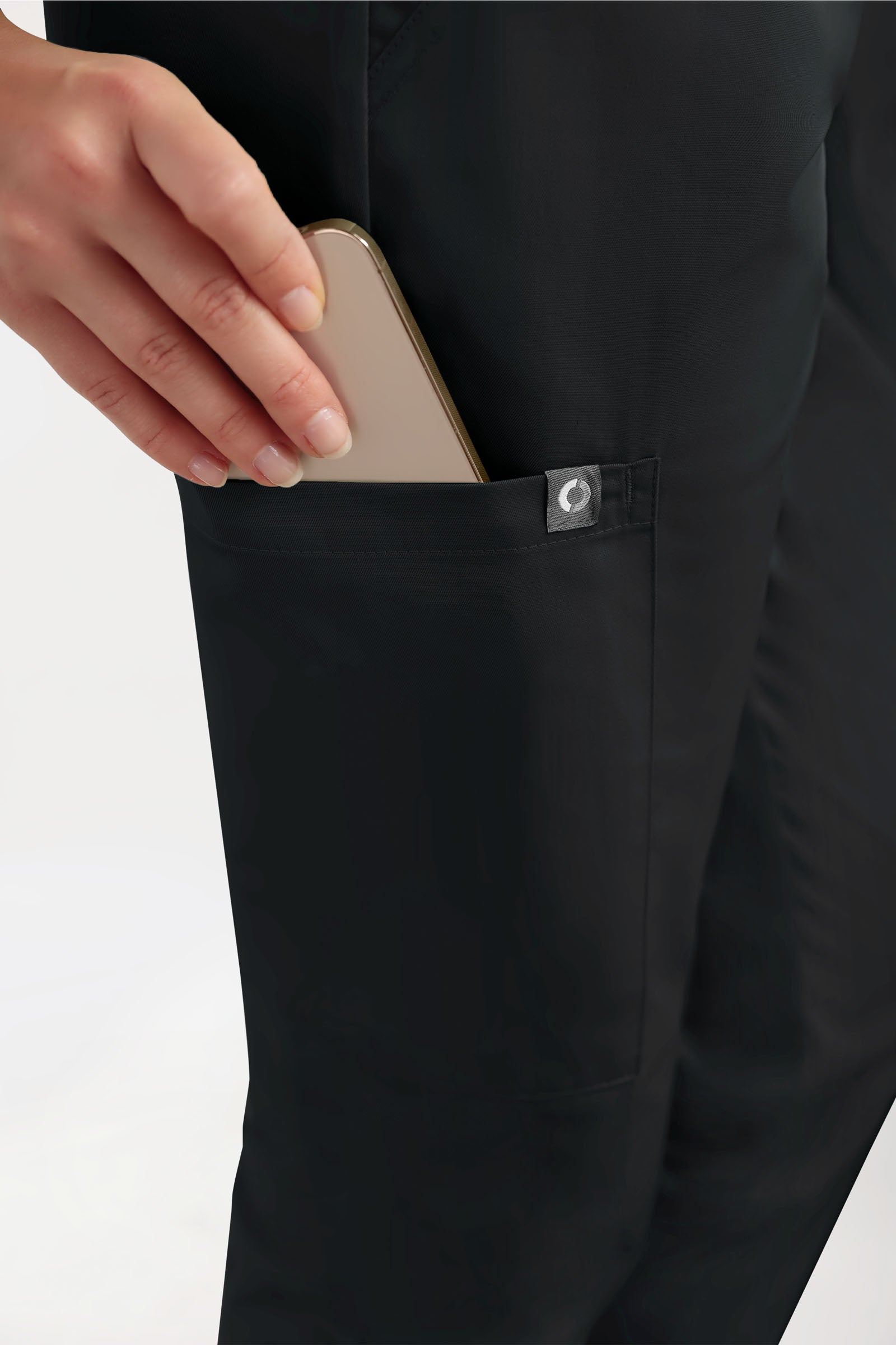 GREEN Pantalon Stretch Femme - Style Jogpant noir