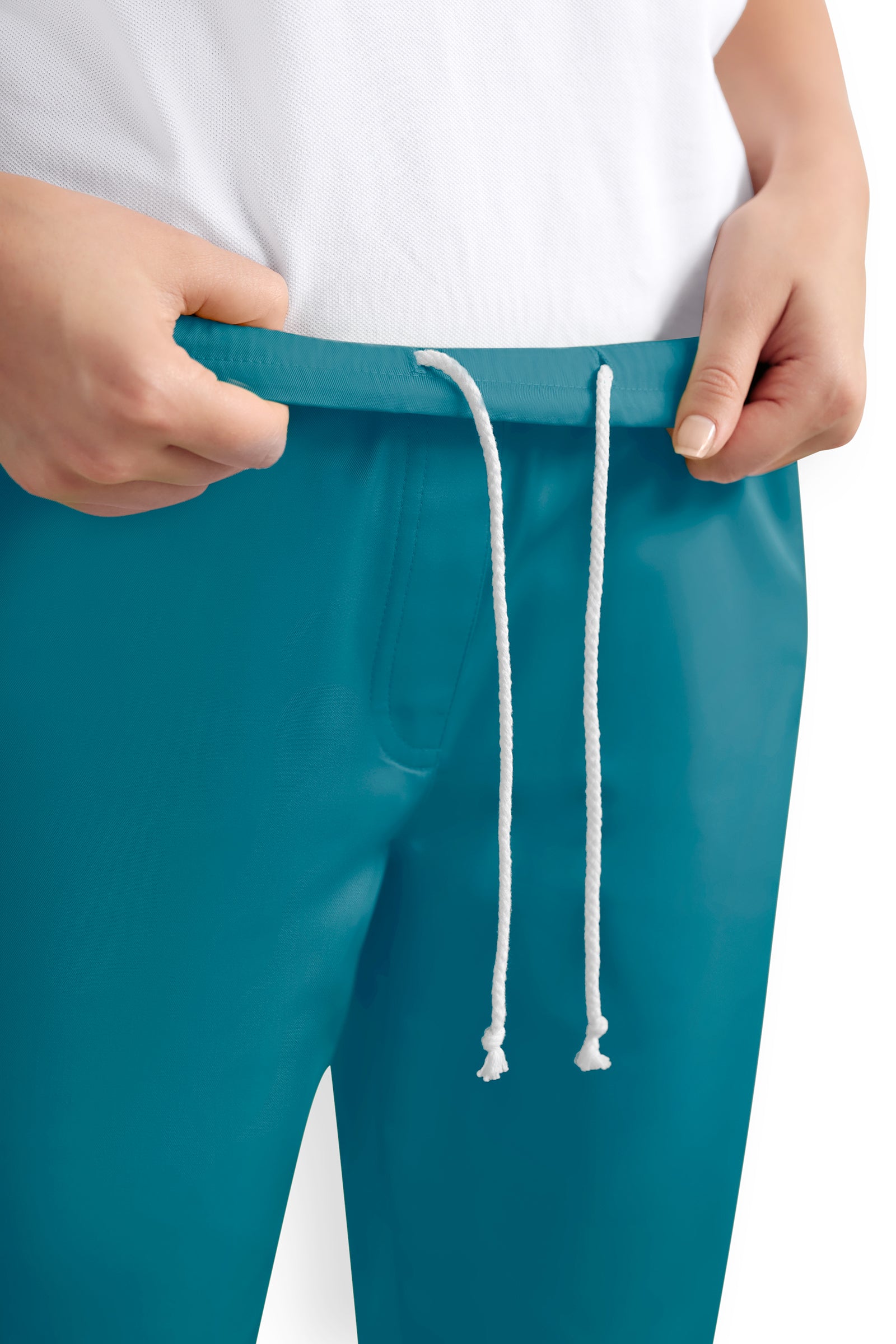 CORE Pantalon Cargo Femme – Style Jogpant pétrole