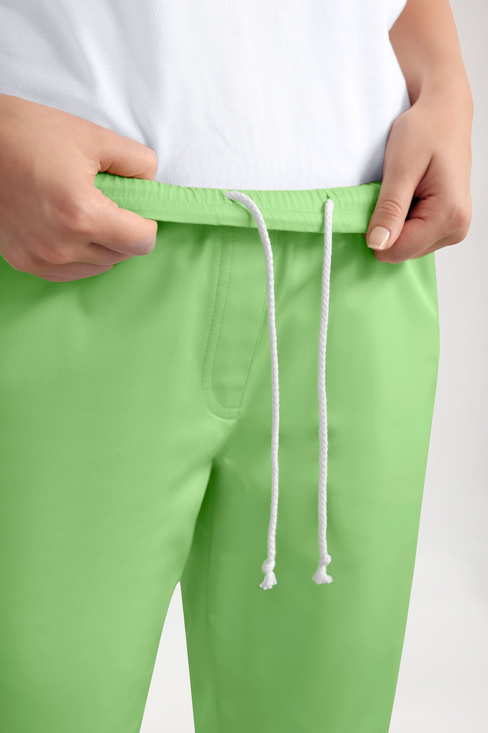 CORE Pantalon Cargo Femme – Style Jogpant vert pomme