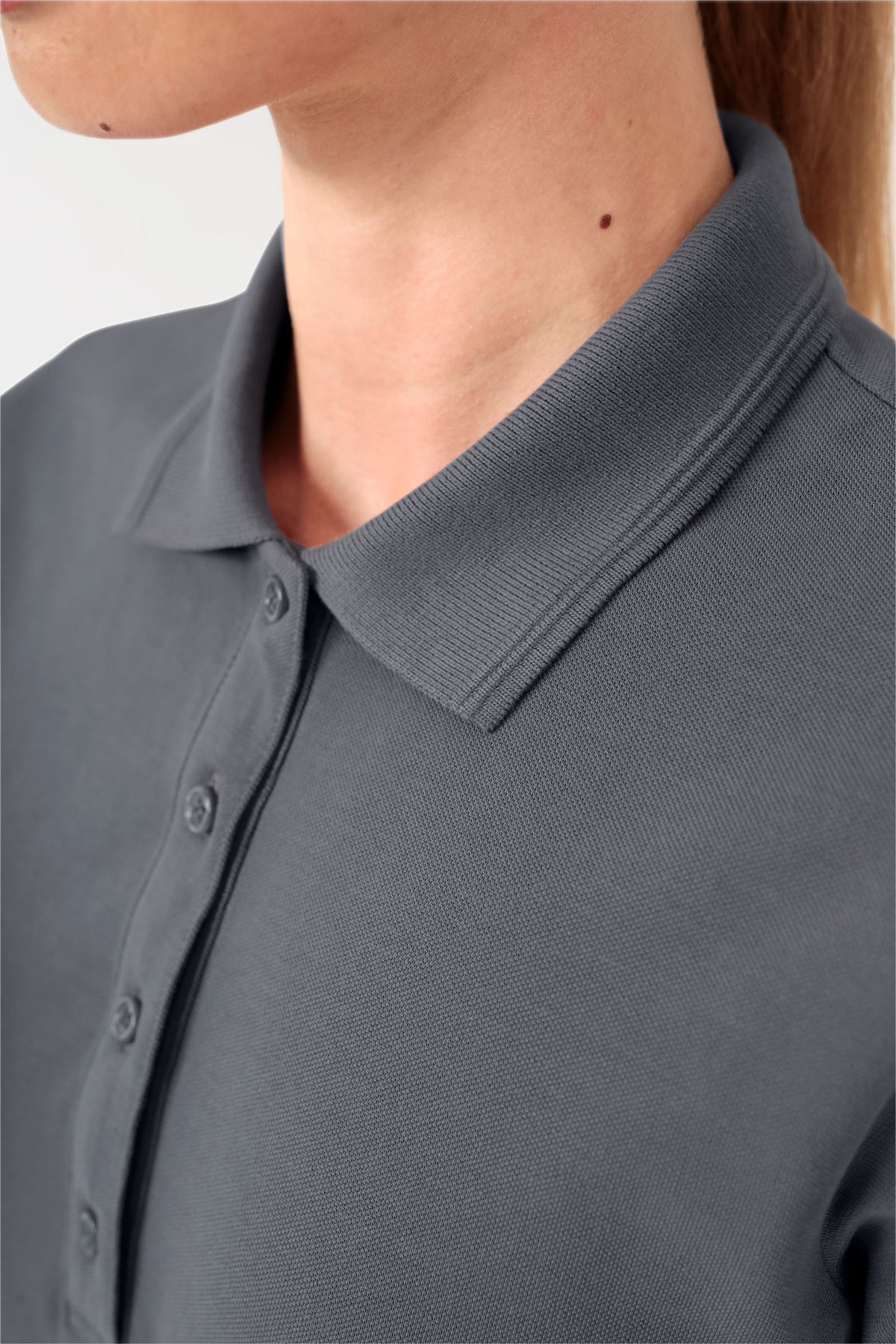COMFY FLEX Shirt Stretch Femme - Col polo galet