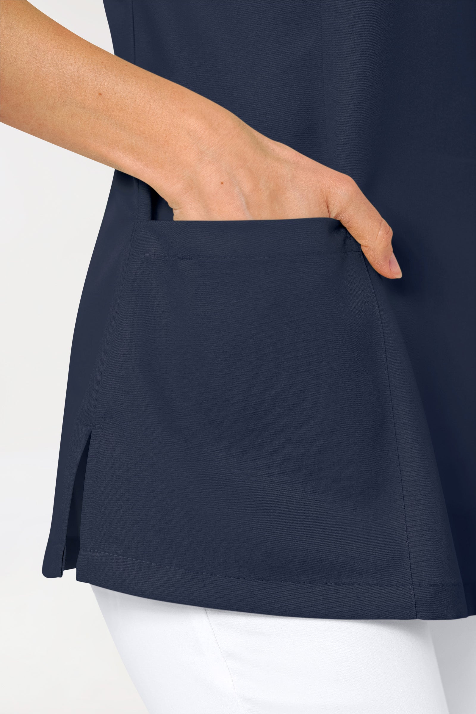 GREEN Tunique Femme - Décolleté V bleu navy