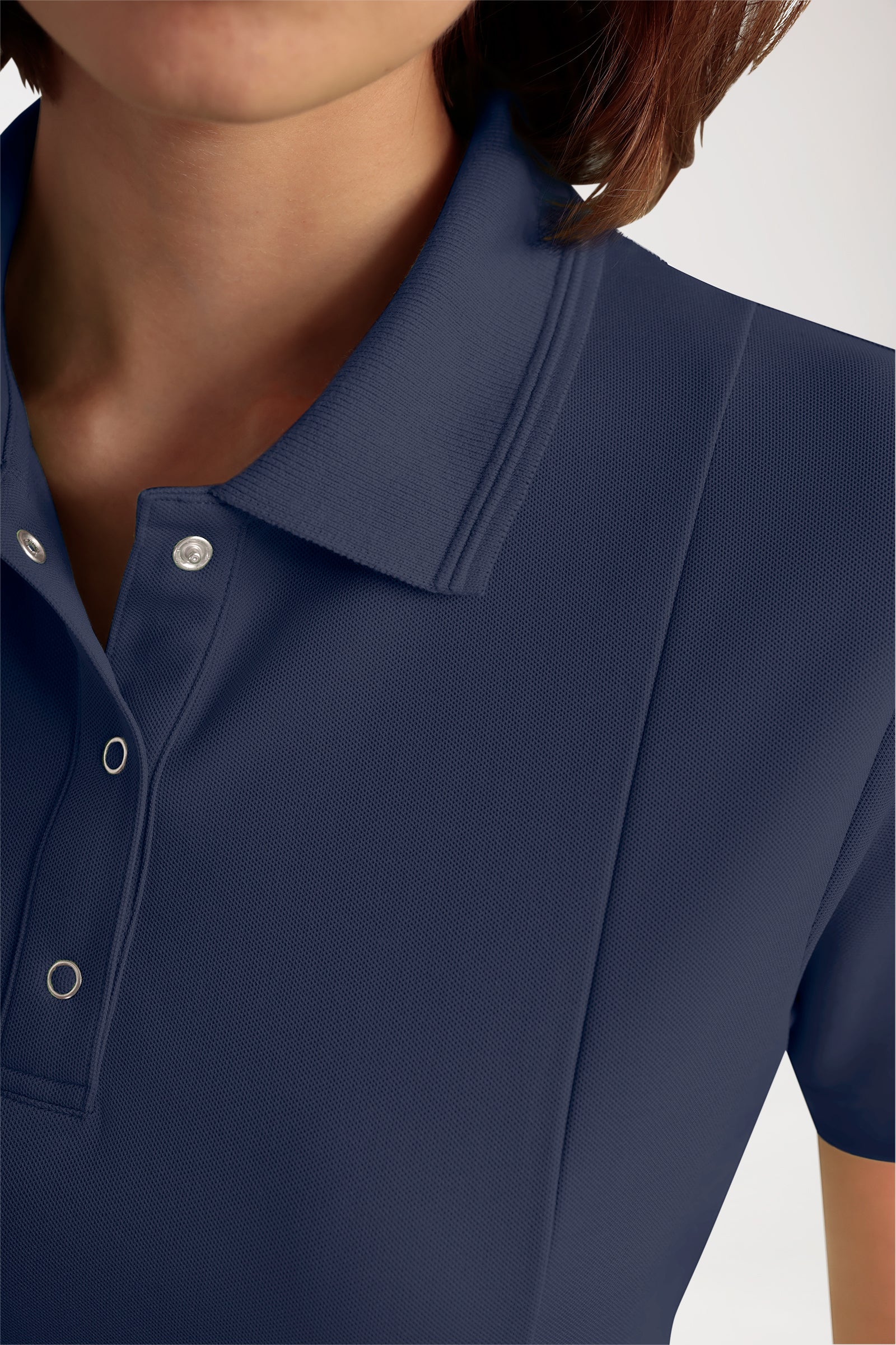 COMFY FLEX Tunique Stretch Femme - Col polo navy