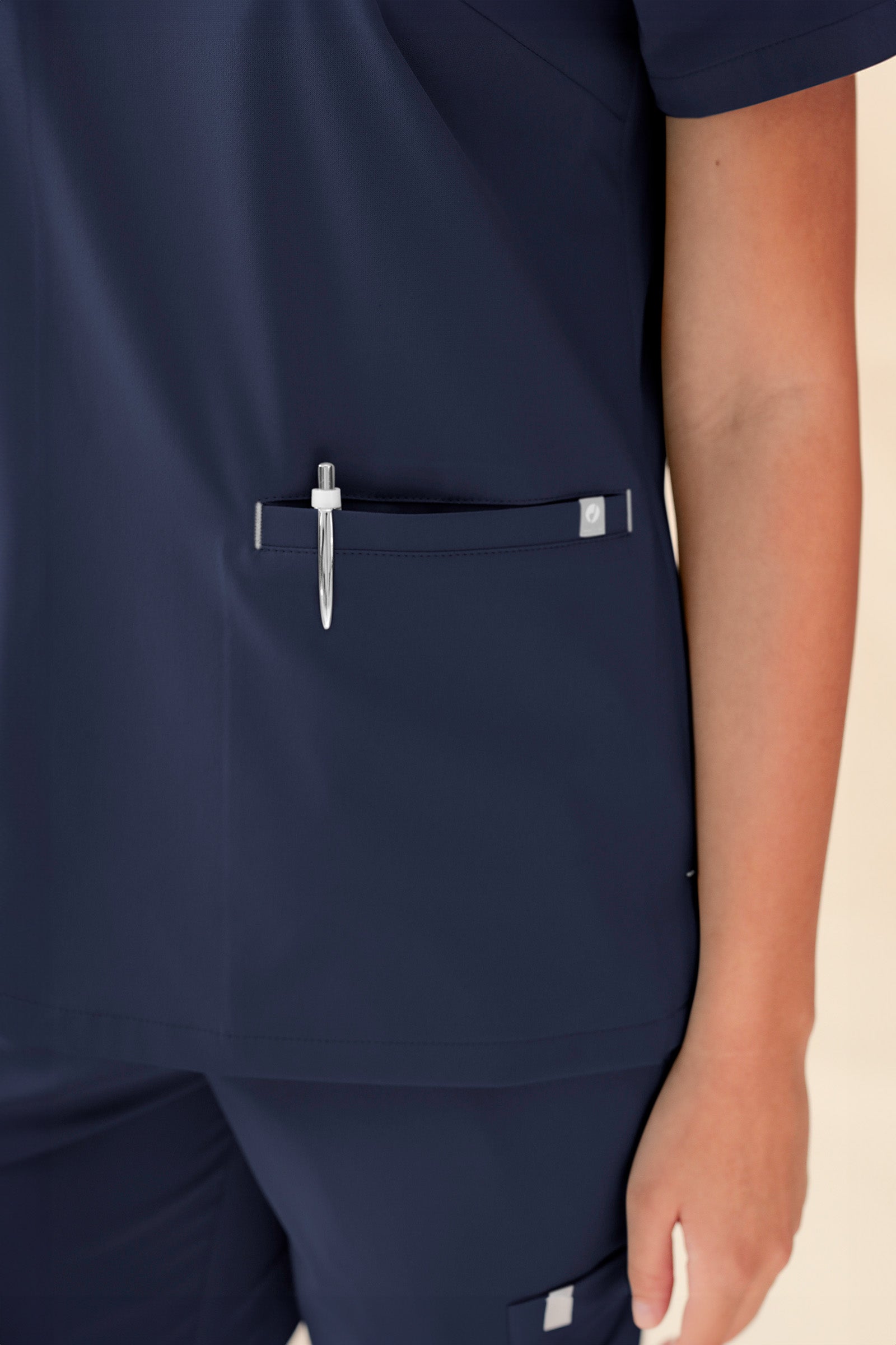 KAERE Tunique Femme - Lot de 3 - Décolleté V bleu navy