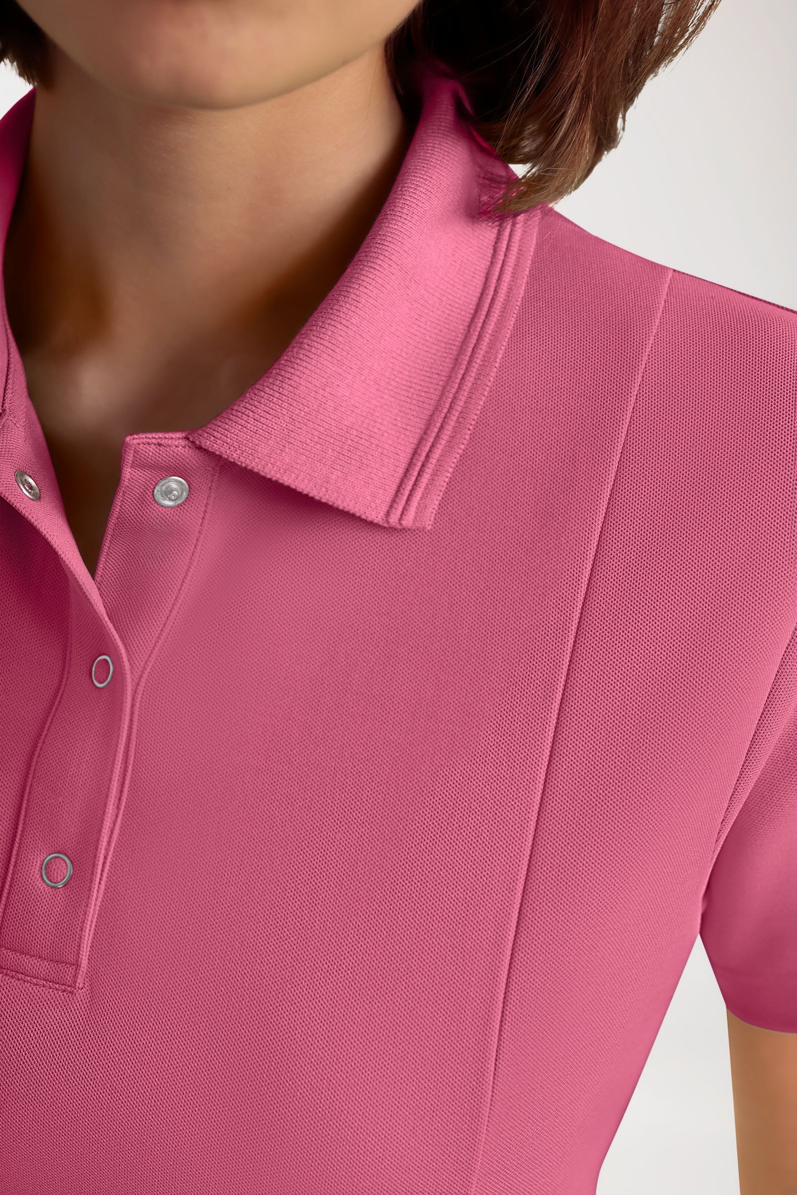COMFY FLEX Tunique Stretch Femme - Col polo bois de rose