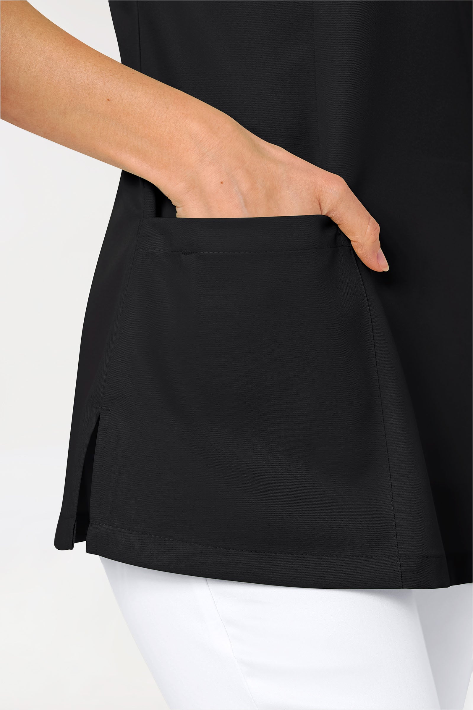 GREEN Tunique Femme - Décolleté V noir
