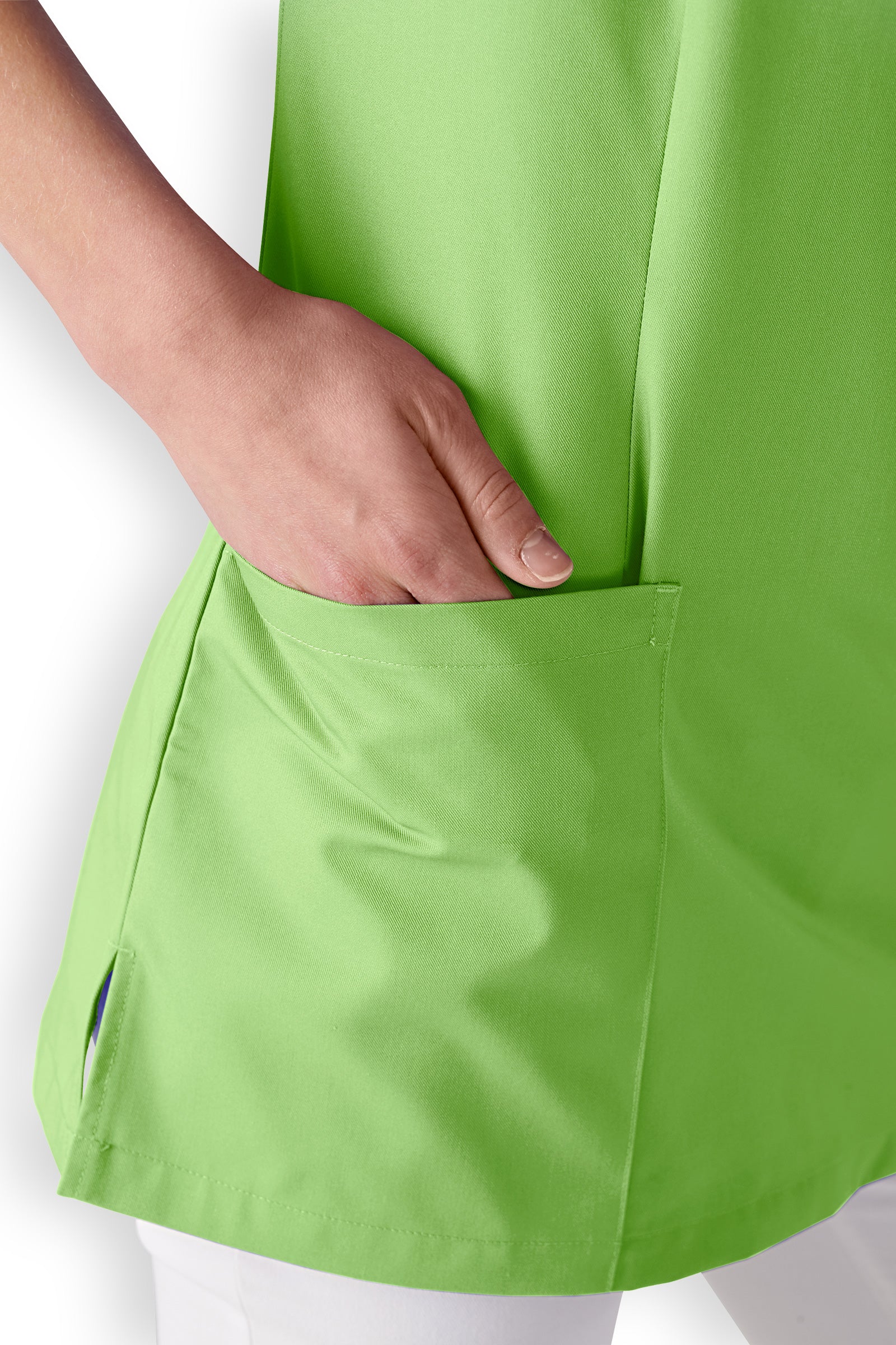 Tunique femme vert pomme 2 poches