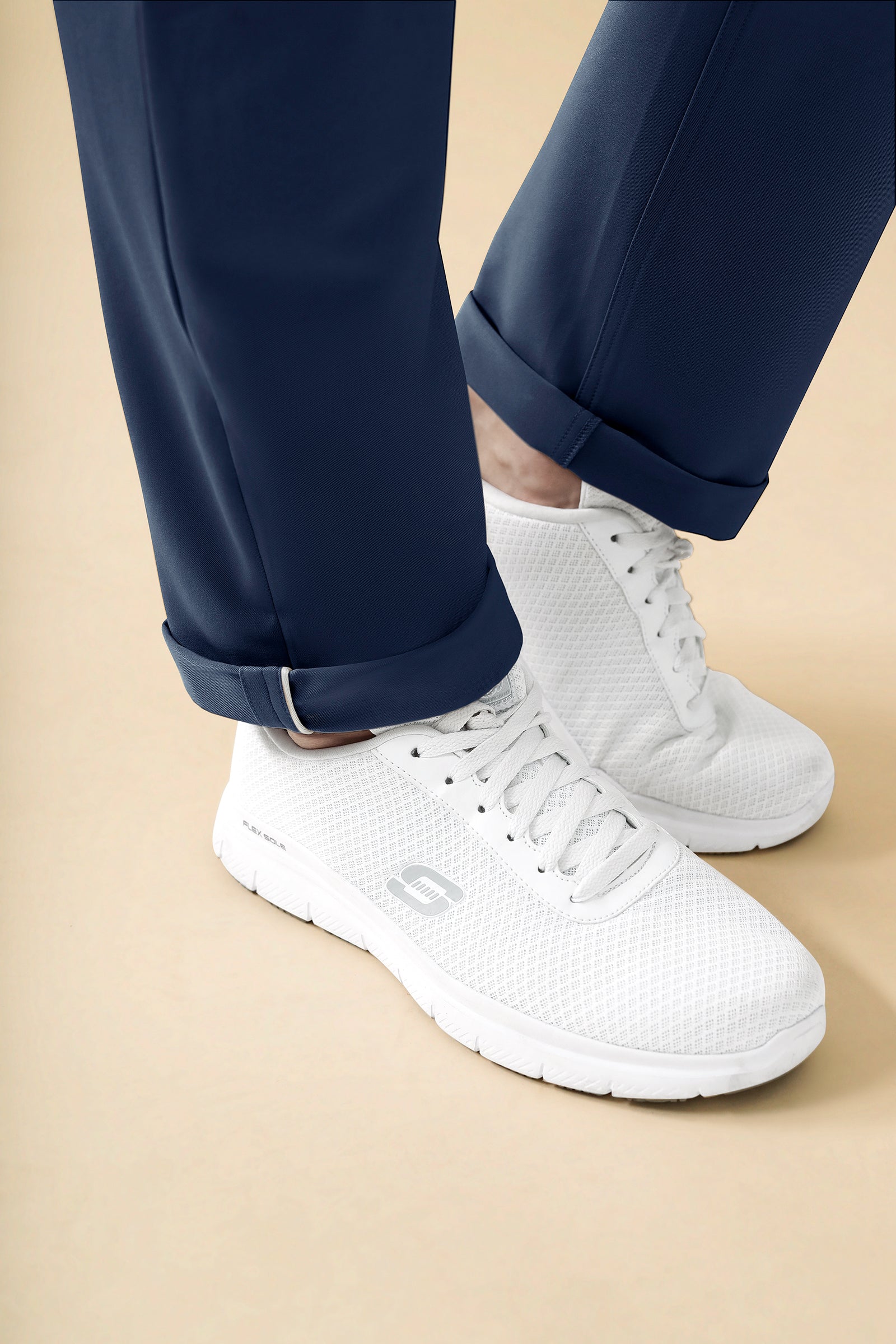 KAERE Pantalon Homme - 5 poches navy