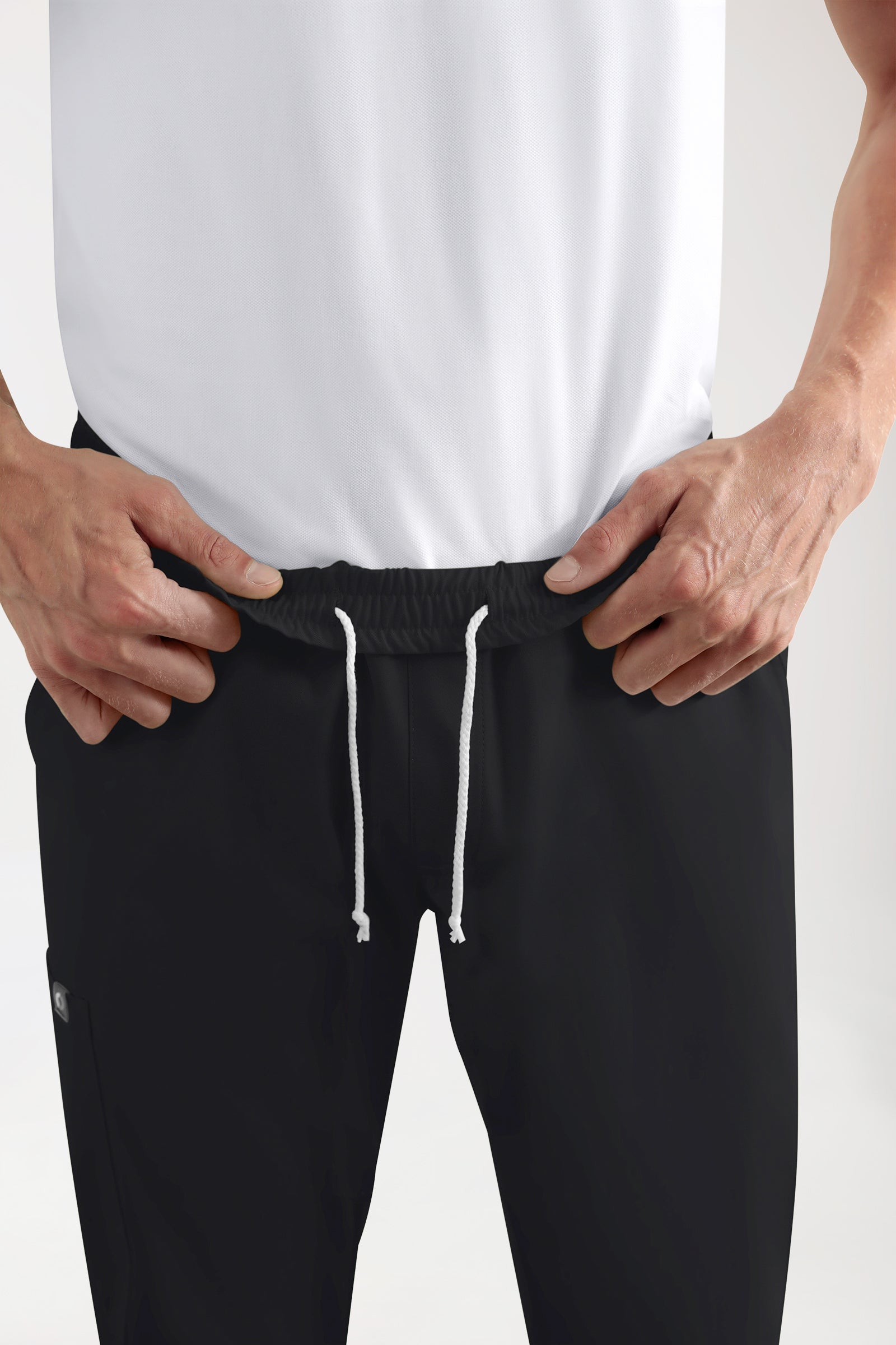 CORE Pantalon Cargo Homme – Style Jogpant noir