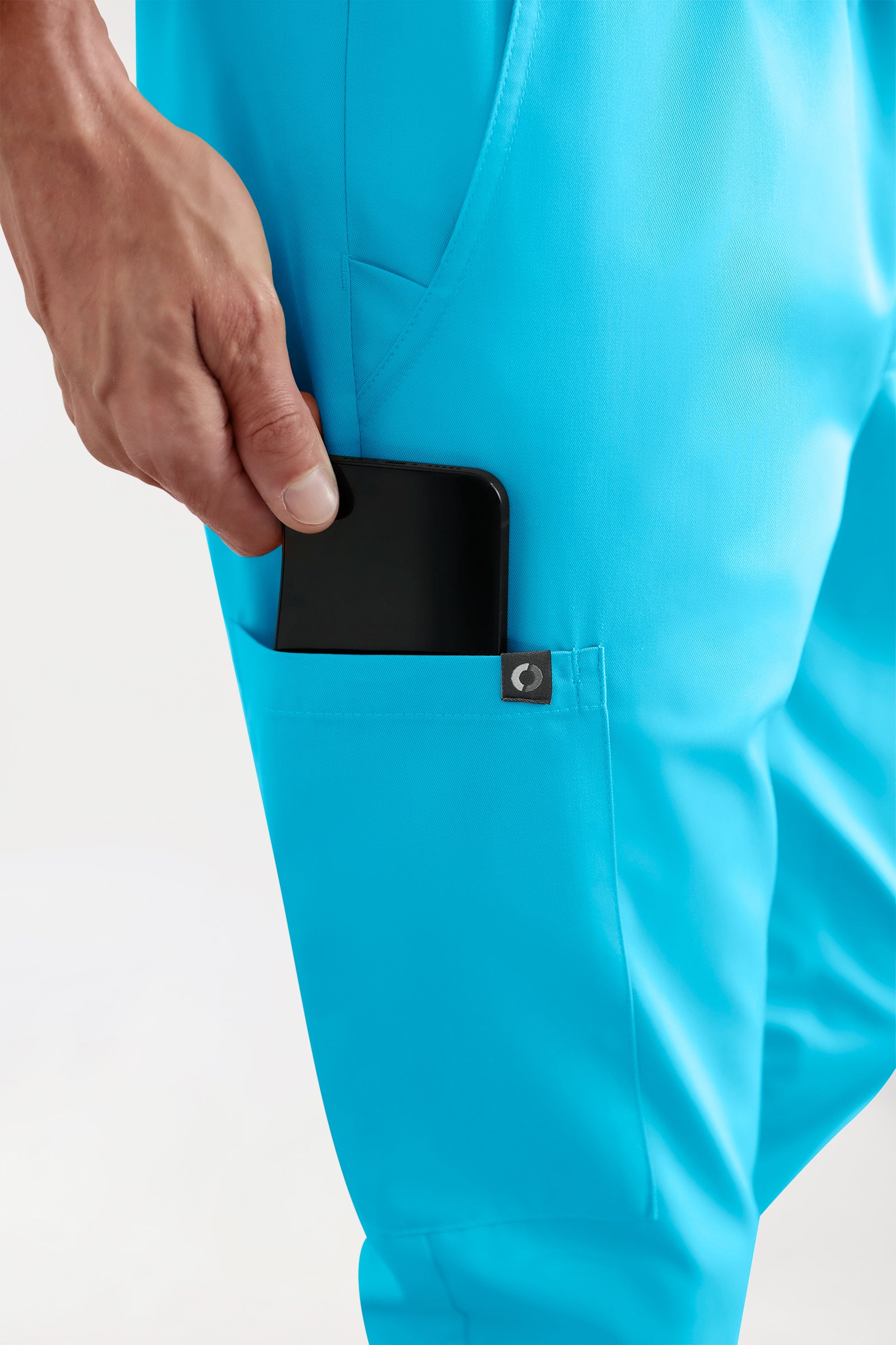 CORE Pantalon Cargo Homme – Style Jogpant turquoise