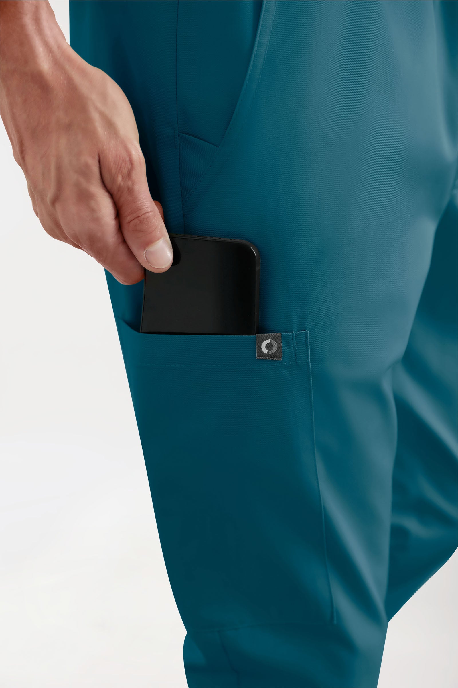 GREEN Pantalon Stretch Homme - Style Jogpant pétrole