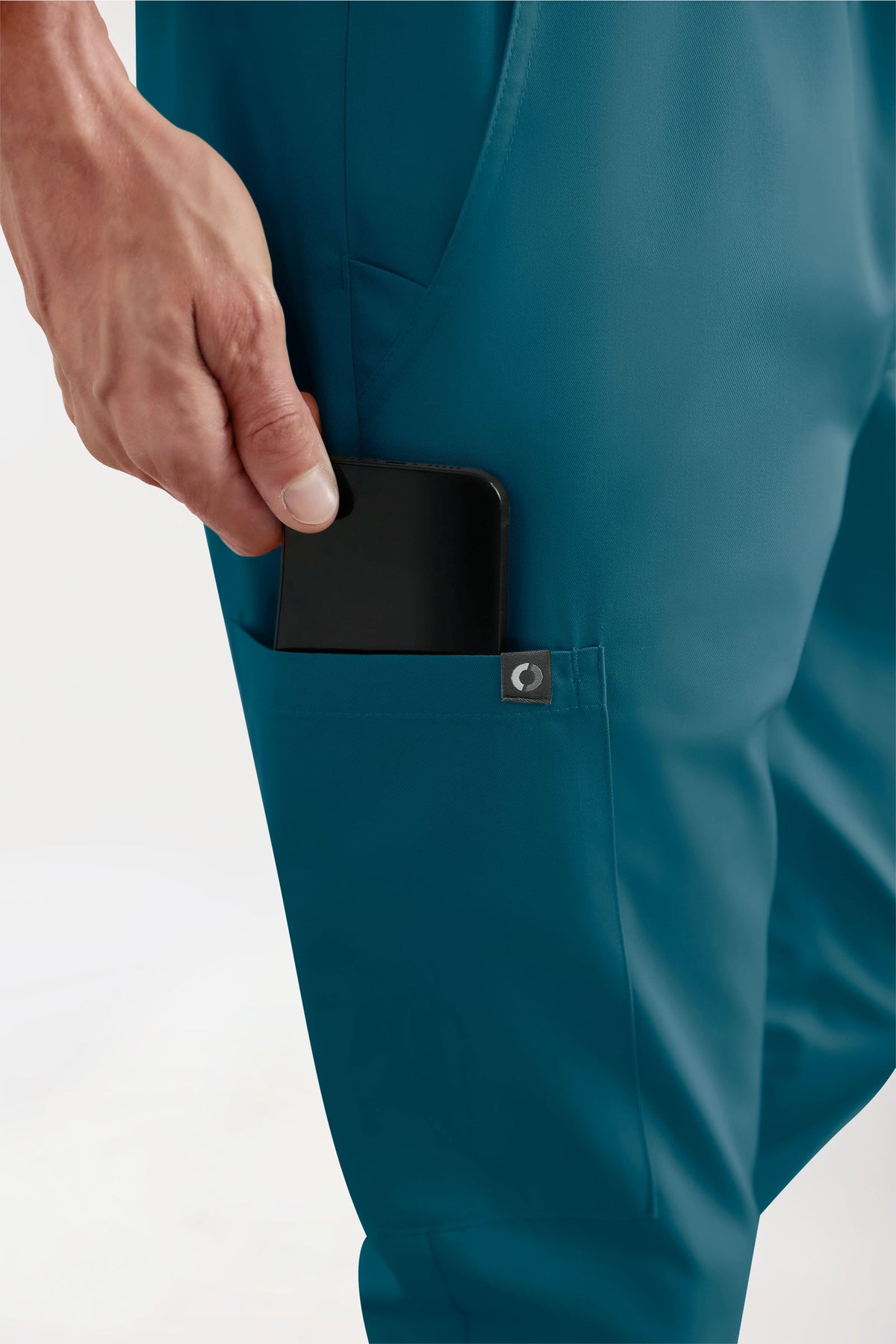 GREEN Pantalon Stretch Homme - Style Jogpant pétrole