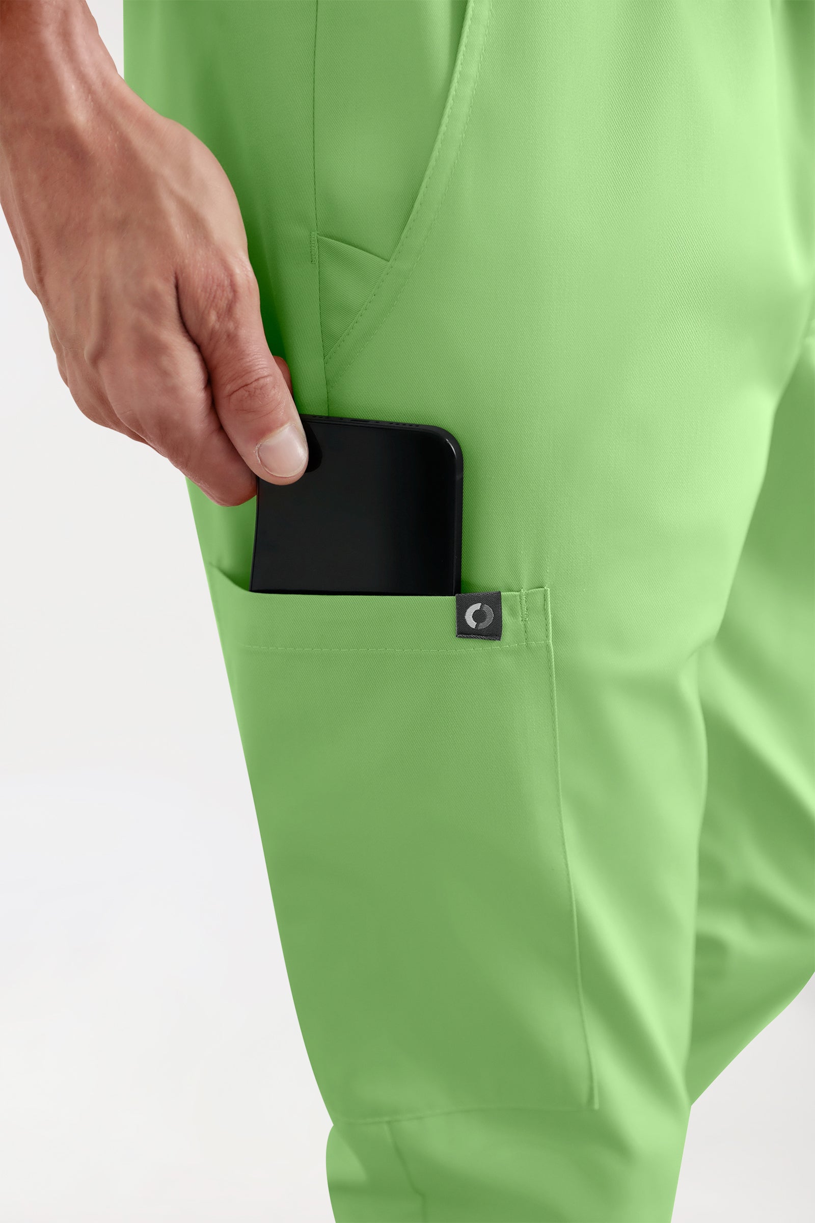 CORE Pantalon Cargo Homme – Style Jogpant vert pomme