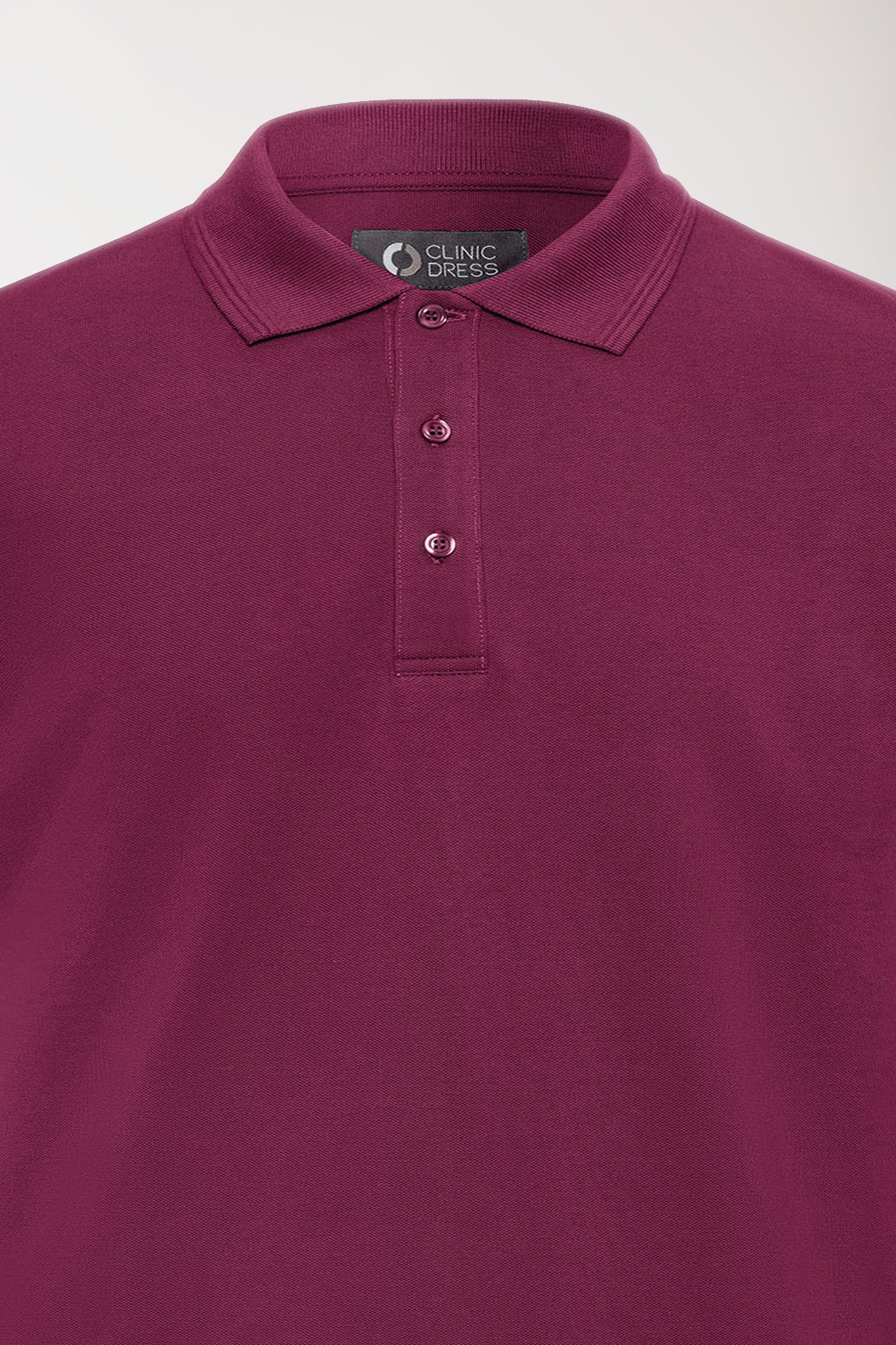 COMFY FLEX Shirt Stretch Homme - Col polo berry