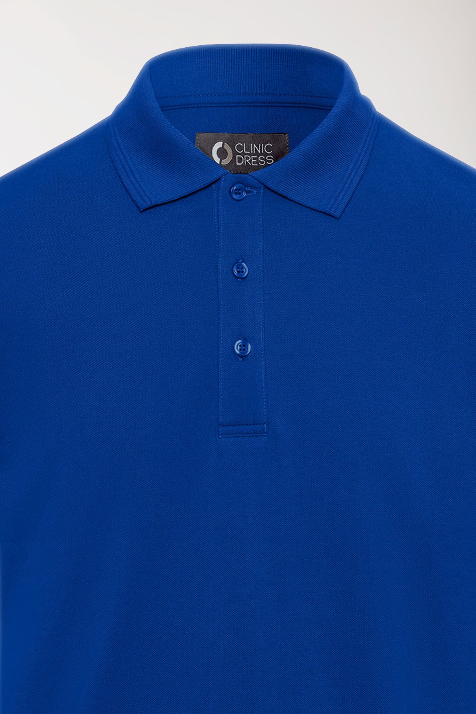 COMFY FLEX Shirt Stretch Homme - Col polo bleu roi