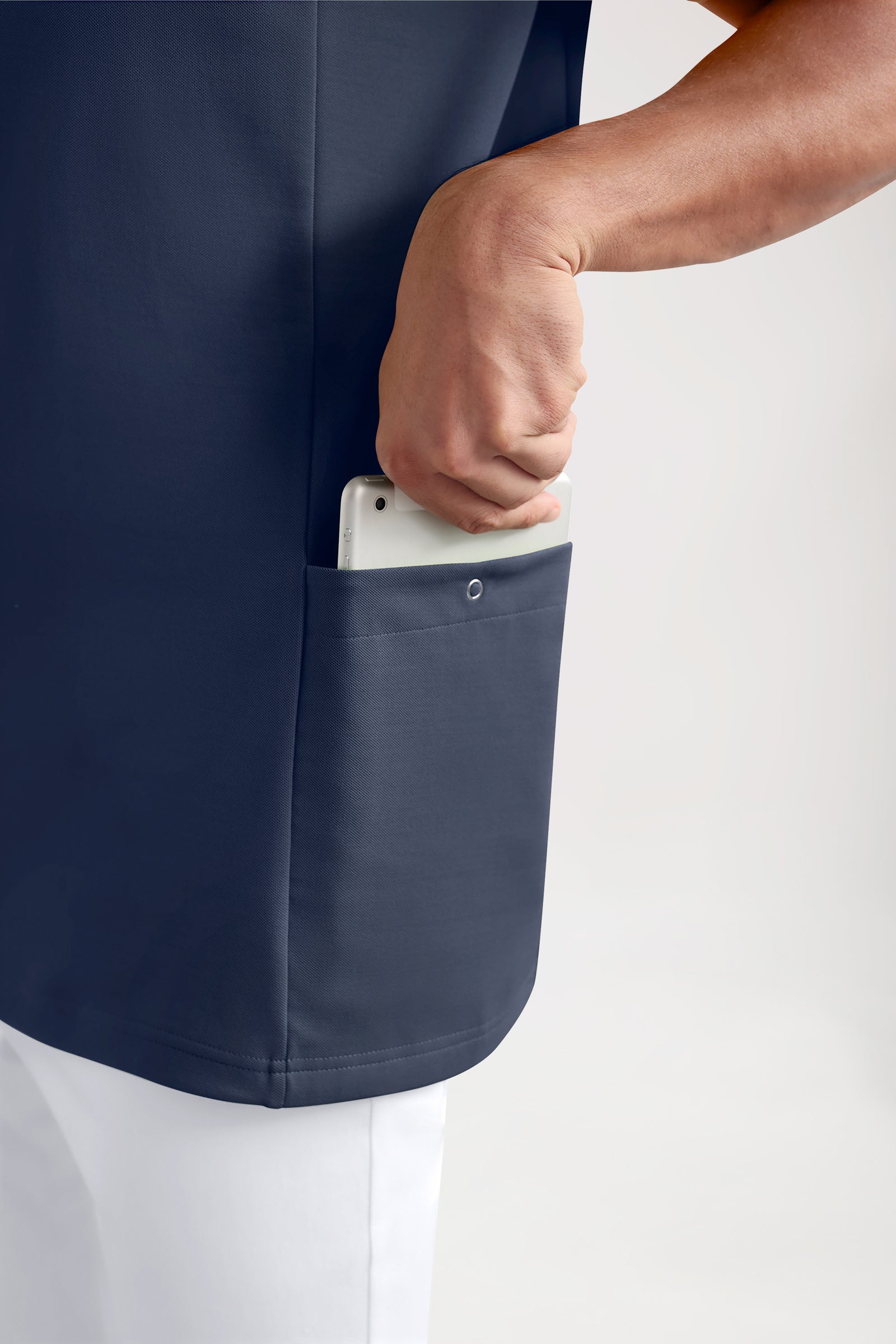 COMFY FLEX Tunique Stretch Homme - Col polo navy