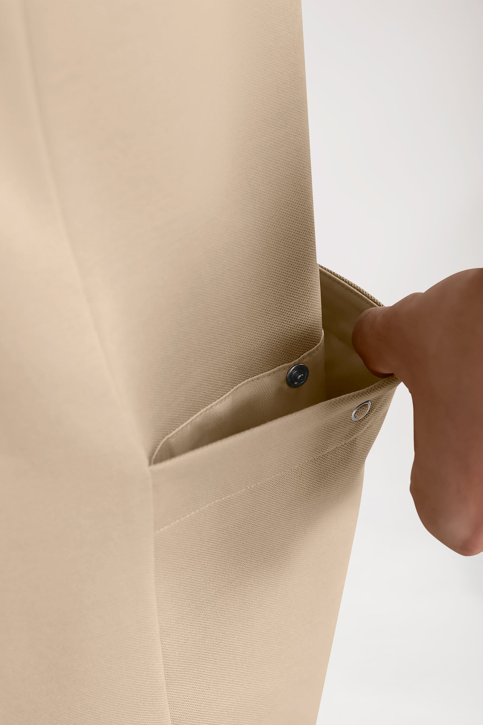 COMFY FLEX Tunique Stretch Homme - Col polo sable