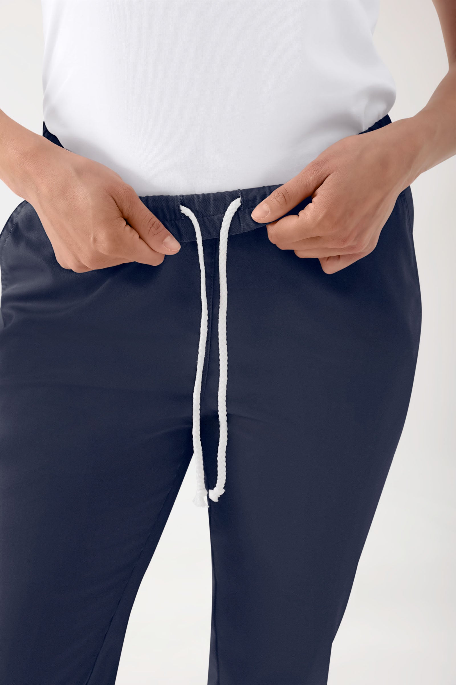 Pantalon Stretch mixte - Ceinture élastiquée navy