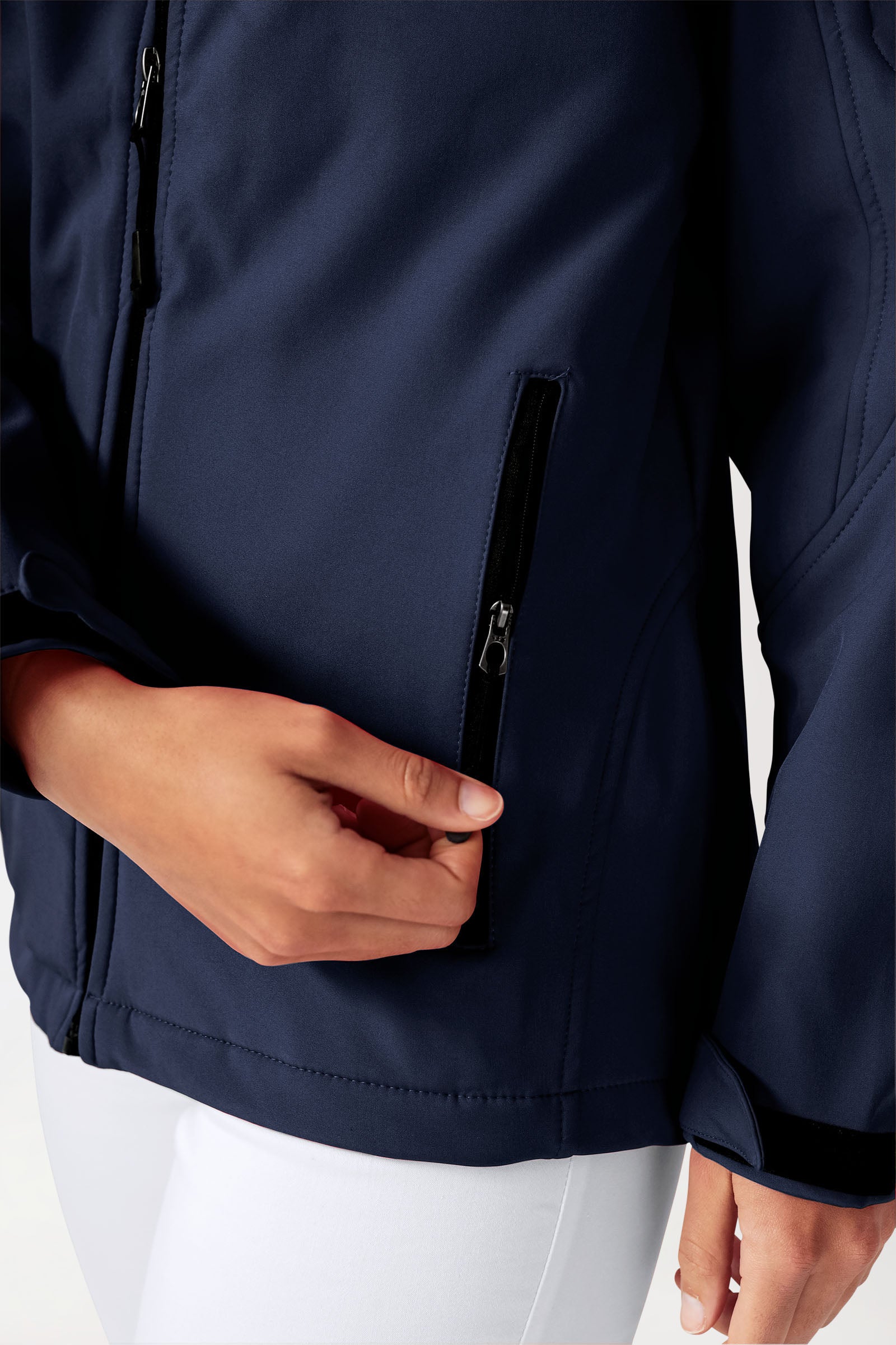 Softshell Veste mixte - à capuche bleu navy
