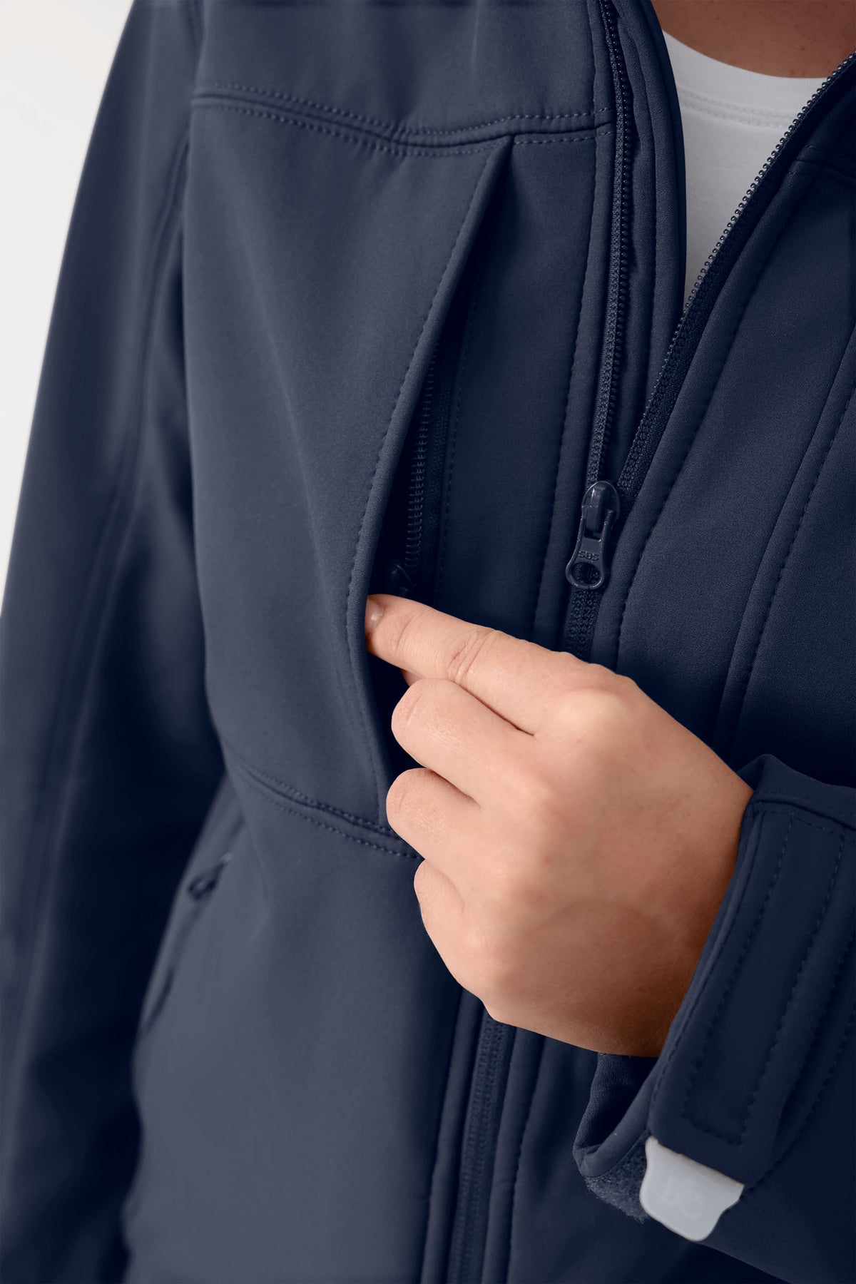Softshell Veste mixte - à capuche navy