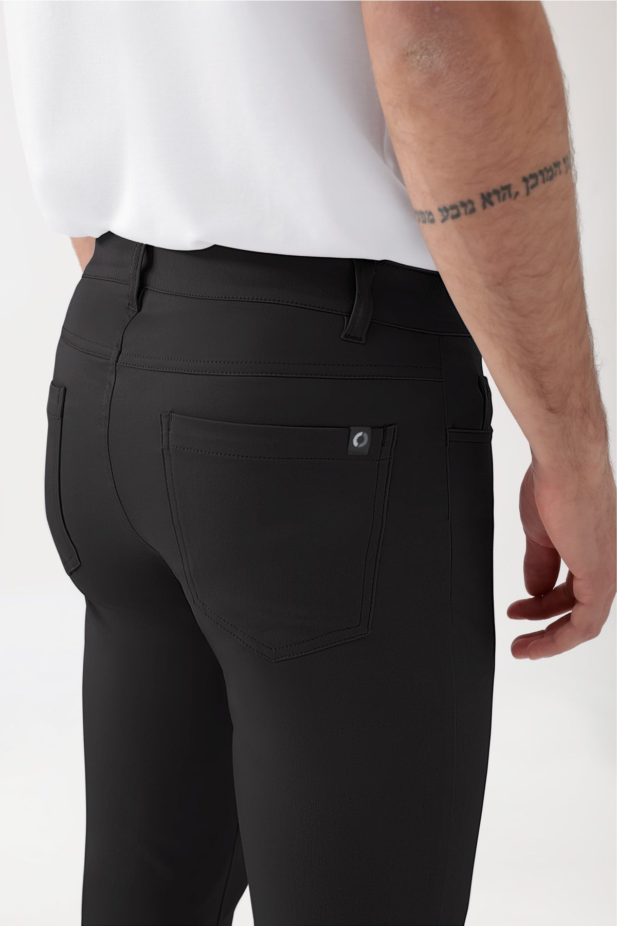 COMFY FLEX Pantalon 5 poches Homme - Jambe slim noir