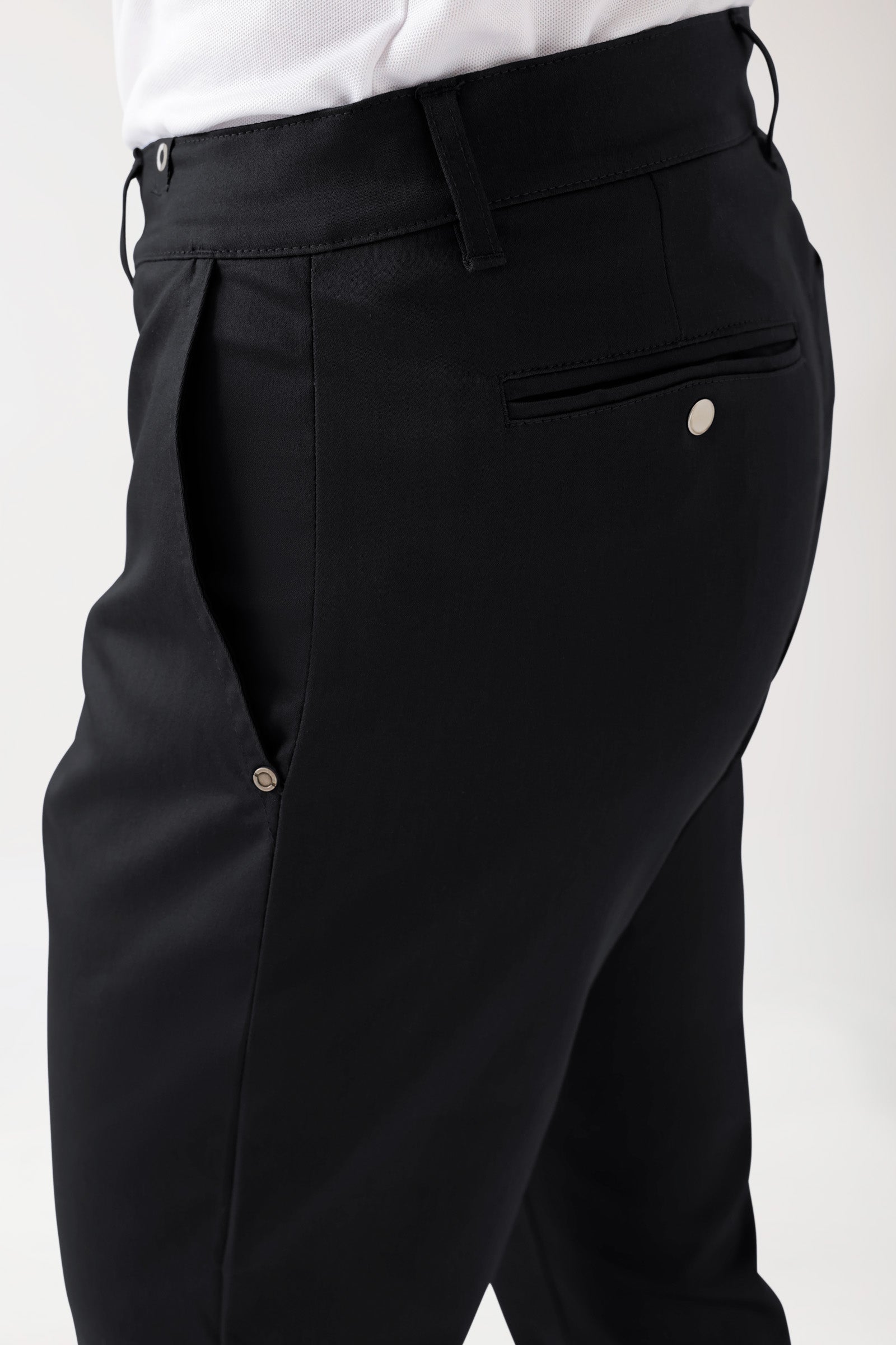 COMFY FLEX Pantalon Homme - Style Chino noir