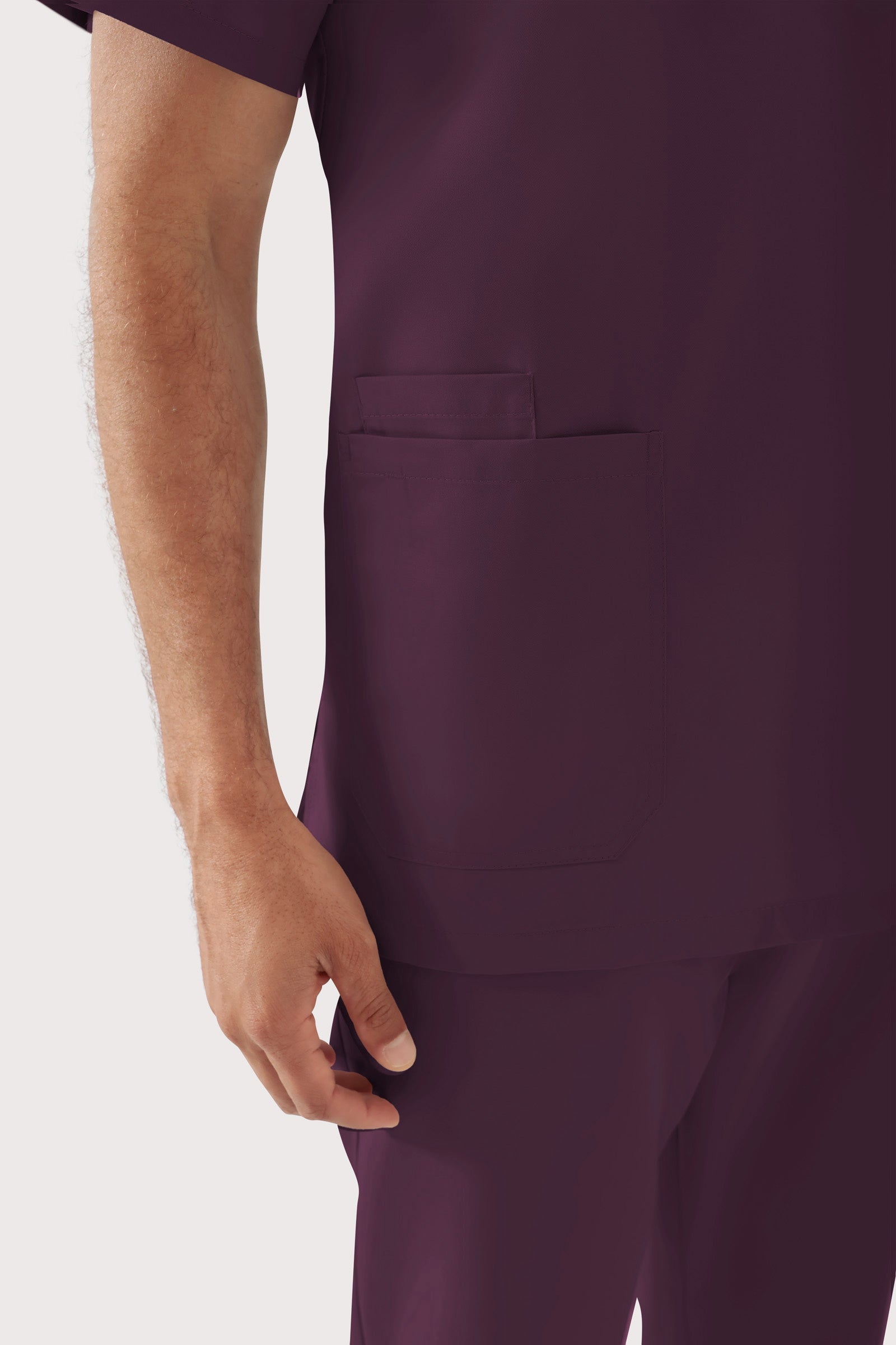 TENCEL™ Tunique Homme - Col V mûre