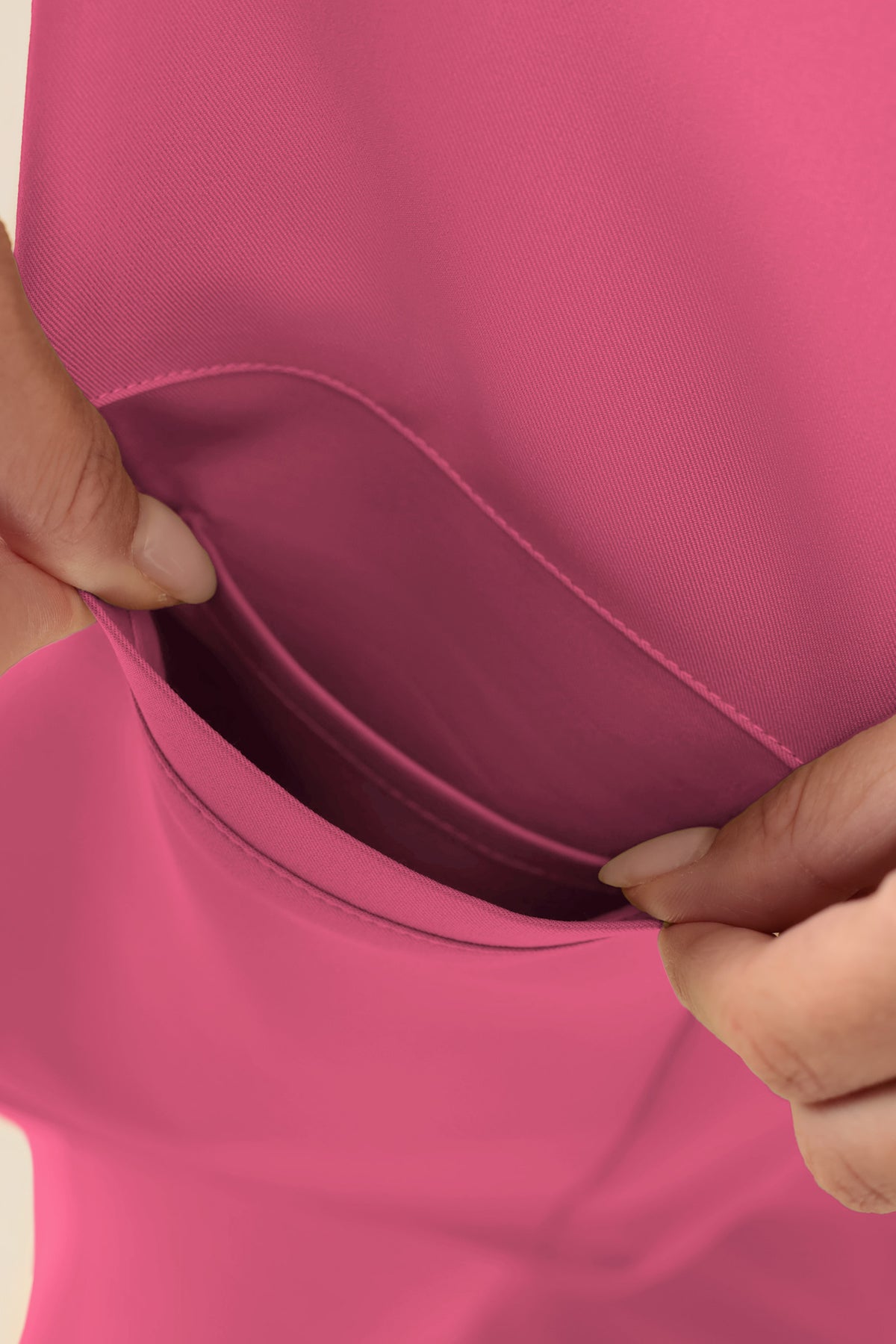 KAERE Blouse Femme - Patte de boutonnage bois de rose