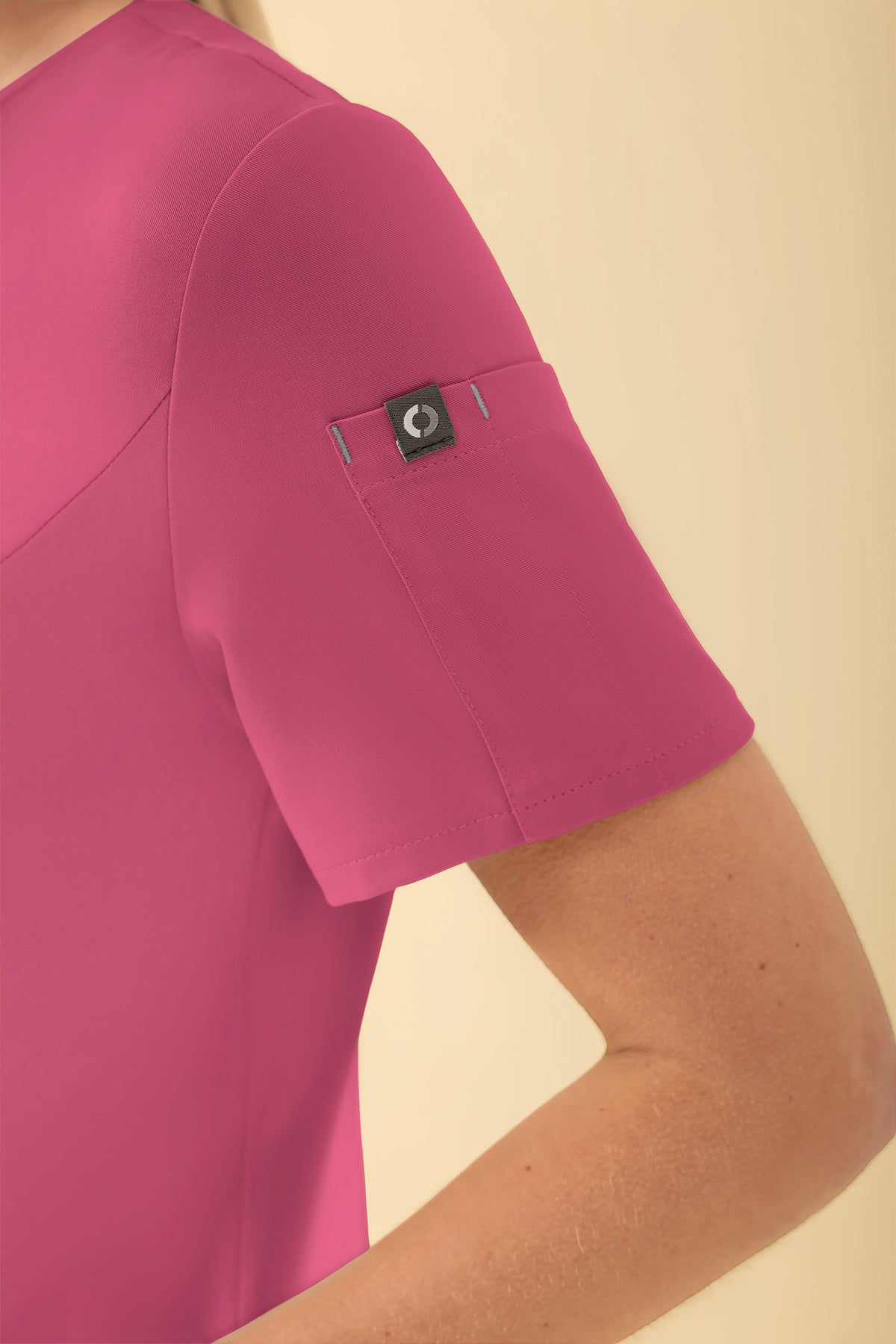 KAERE Blouse Femme - Patte de boutonnage bois de rose