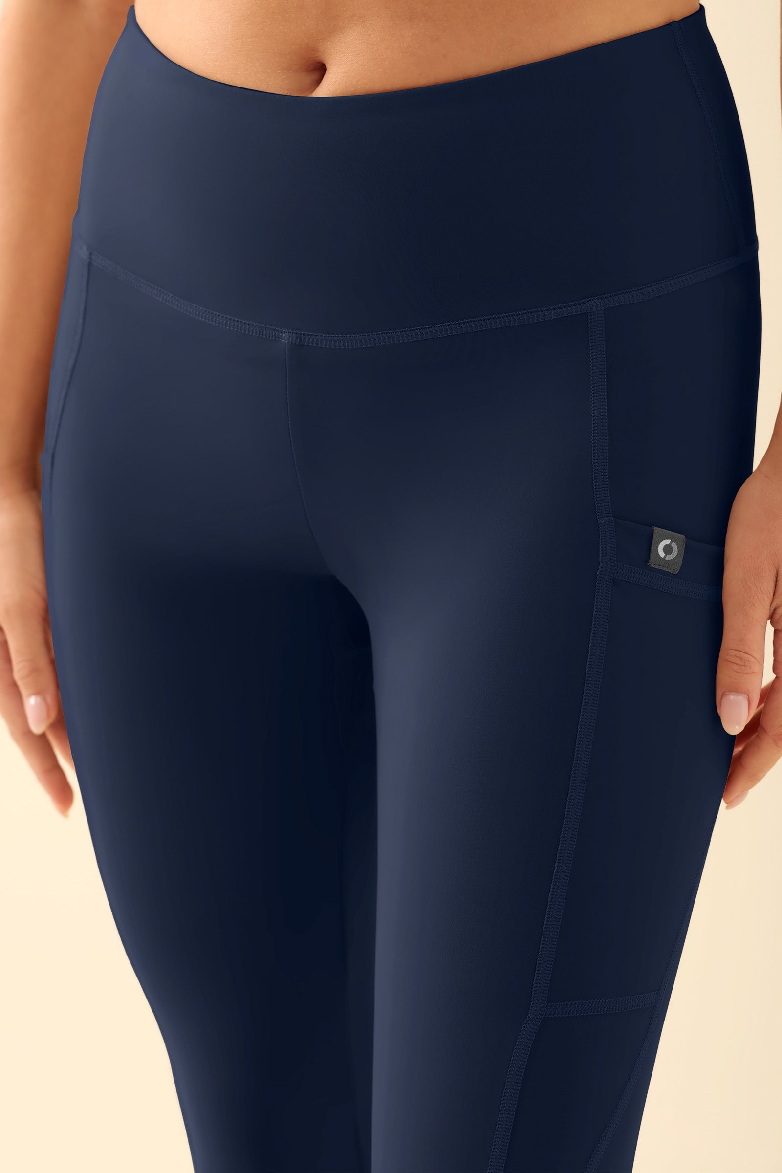 KAERE Leggings Femme - super élastique navy