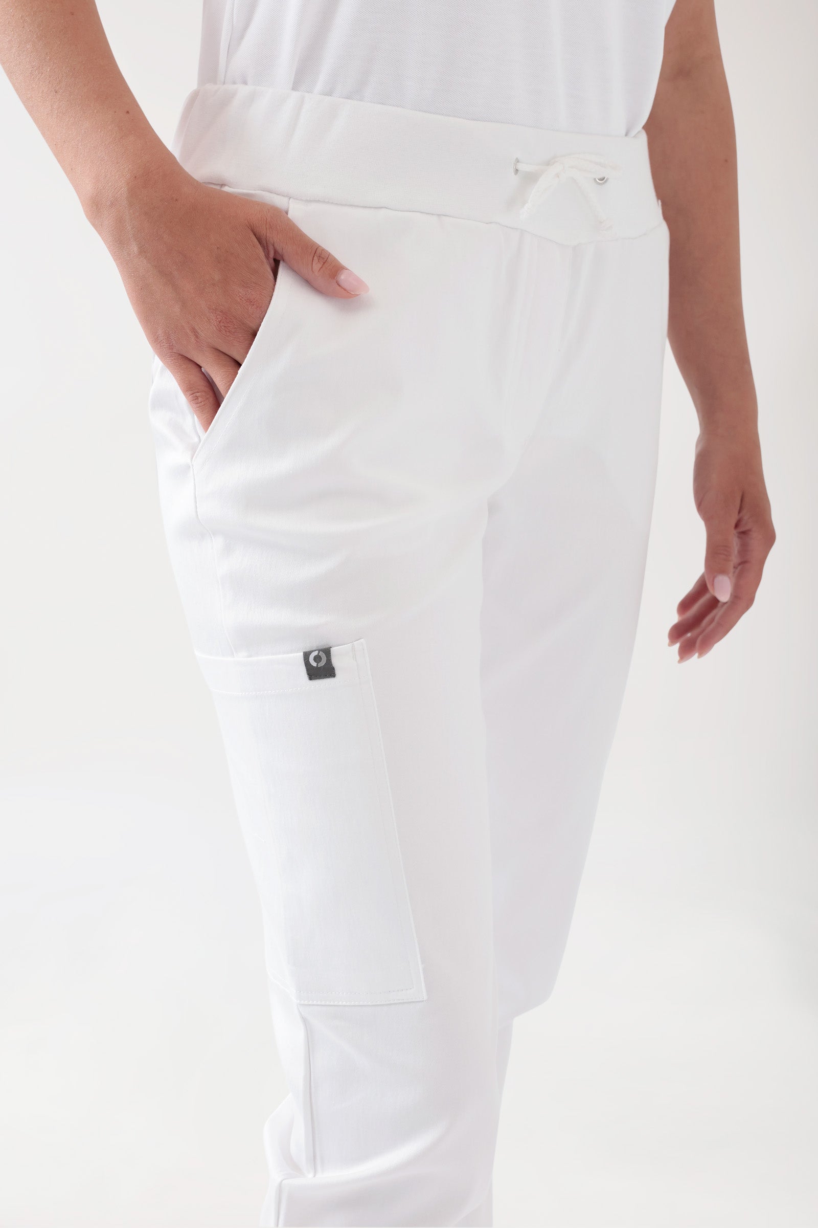 COMFY FLEX Pantalon Femme - Jogpant blanc