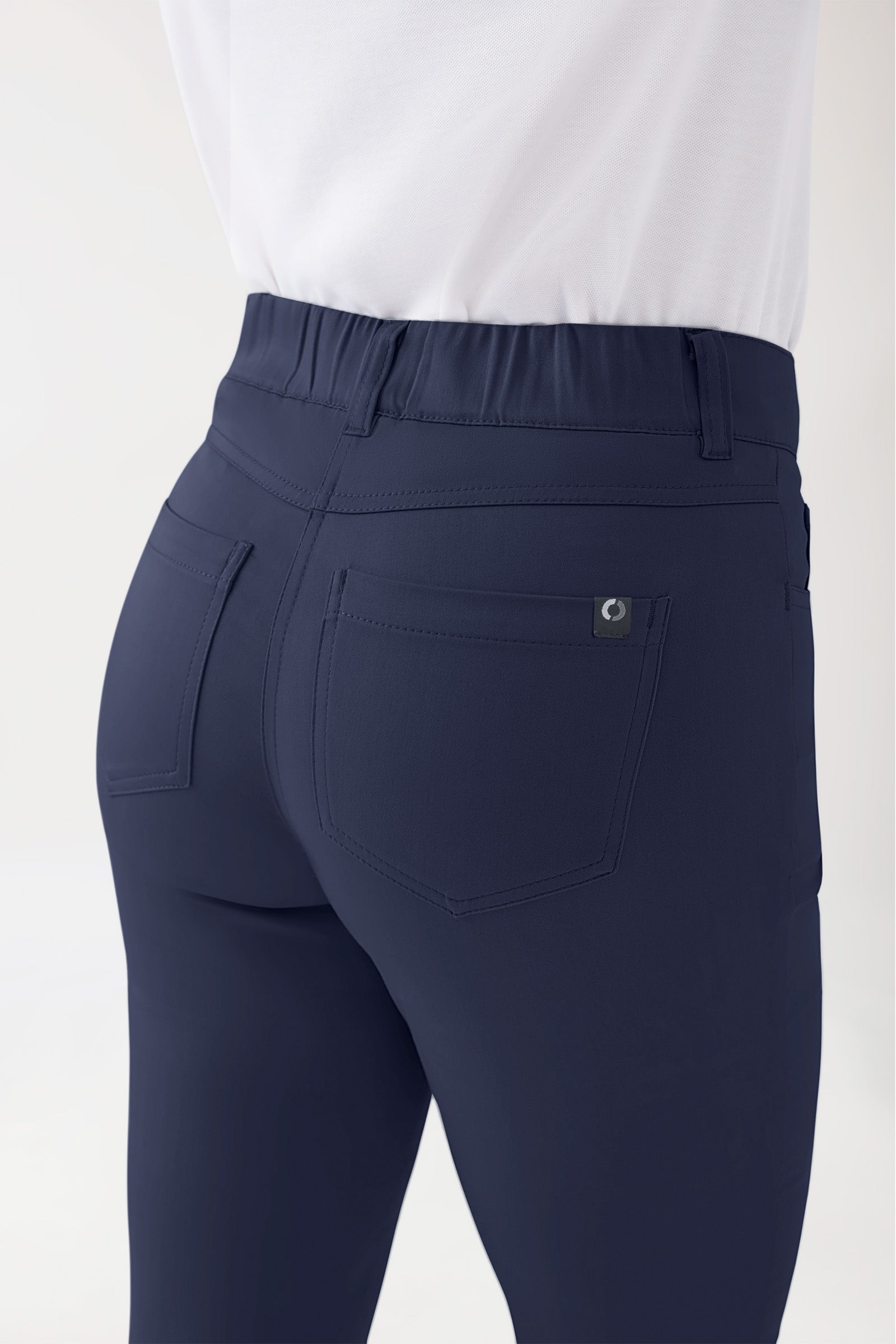 COMFY FLEX Pantalon 5 poches Femme - Jambe droite navy