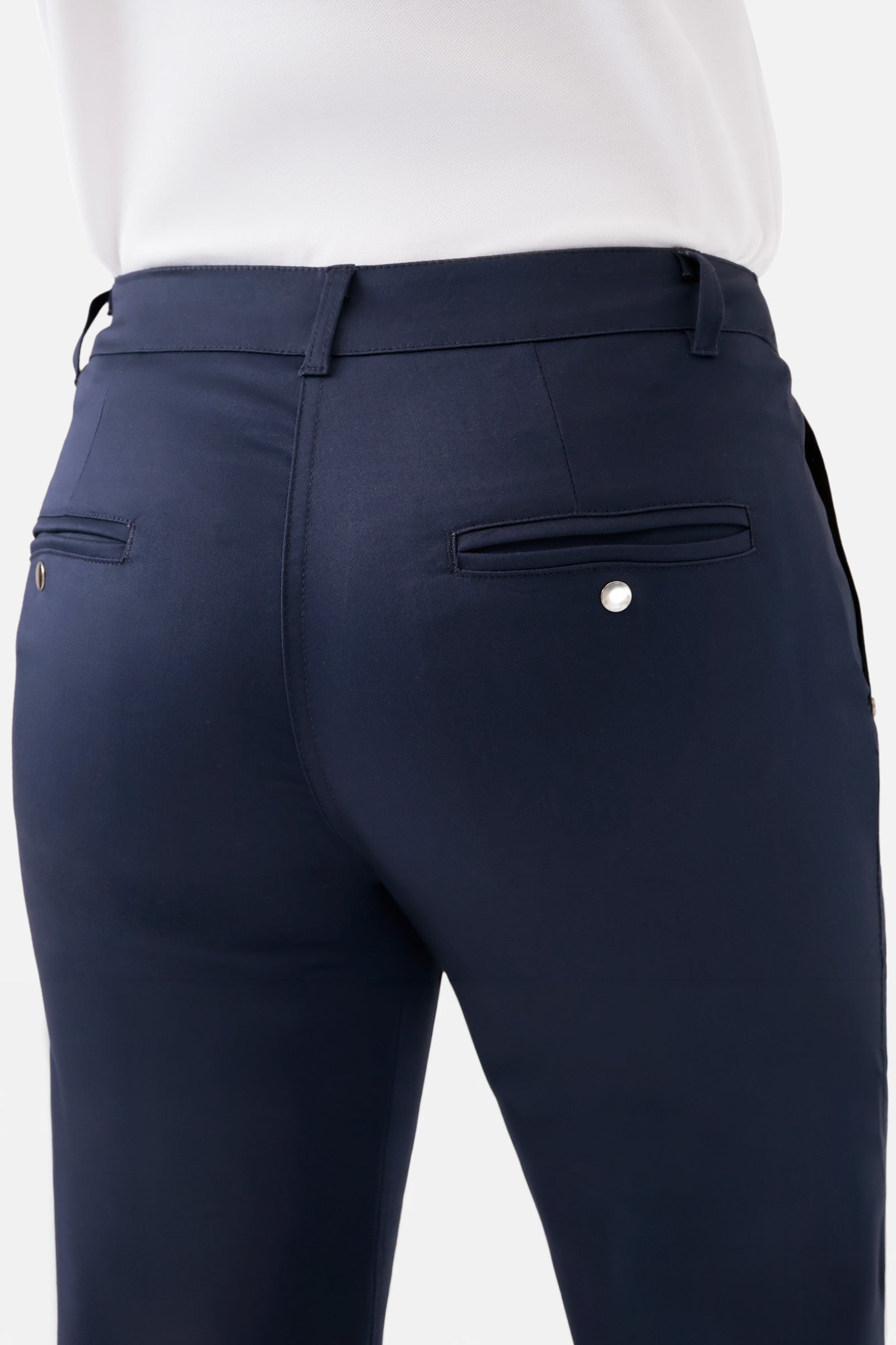 COMFY FLEX Pantalon Femme - Style Chino navy
