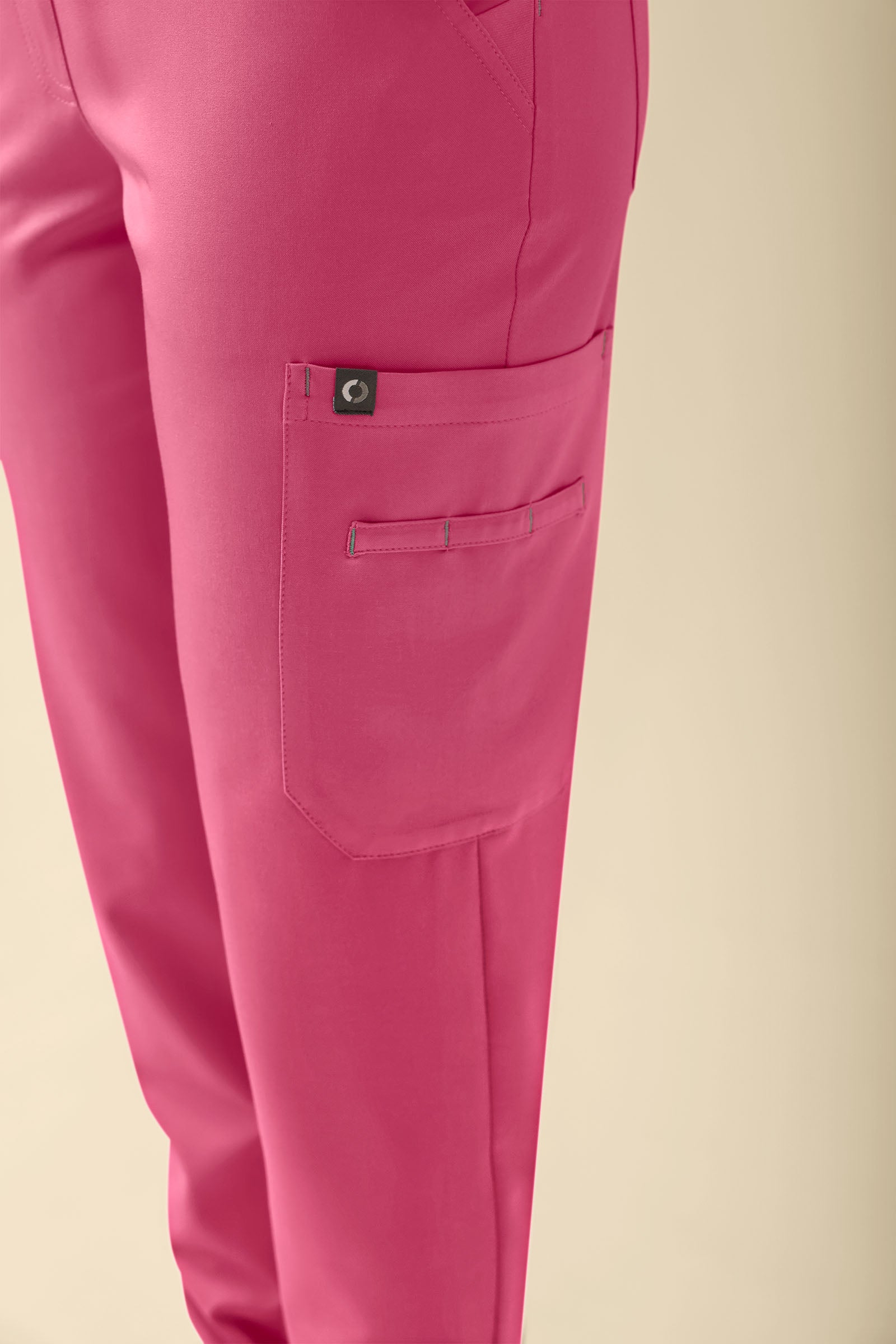 KAERE Pantalon Femme - avec poches cargo bois de rose