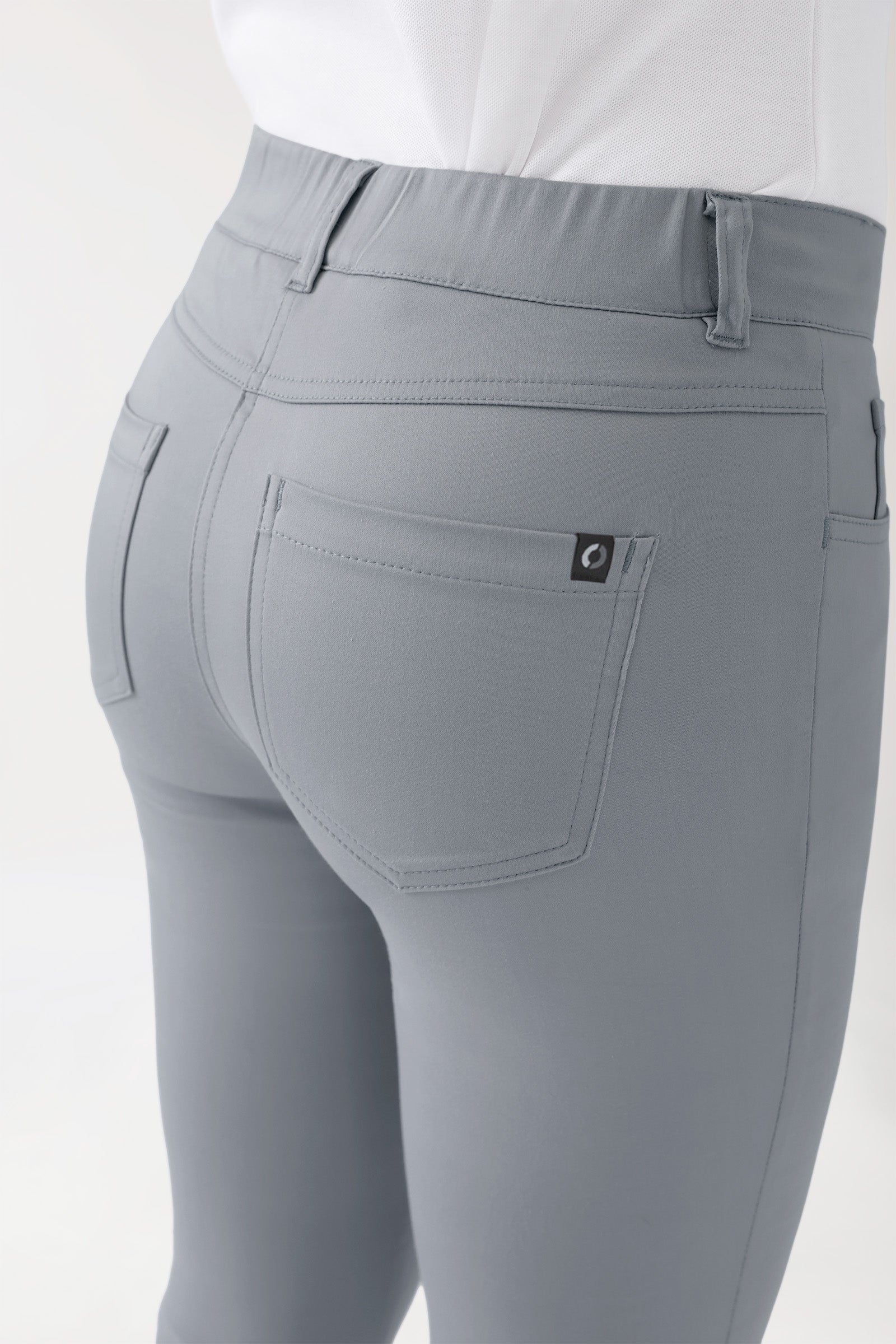 COMFY FLEX Pantalon 5 poches Femme - Jambe slim gris