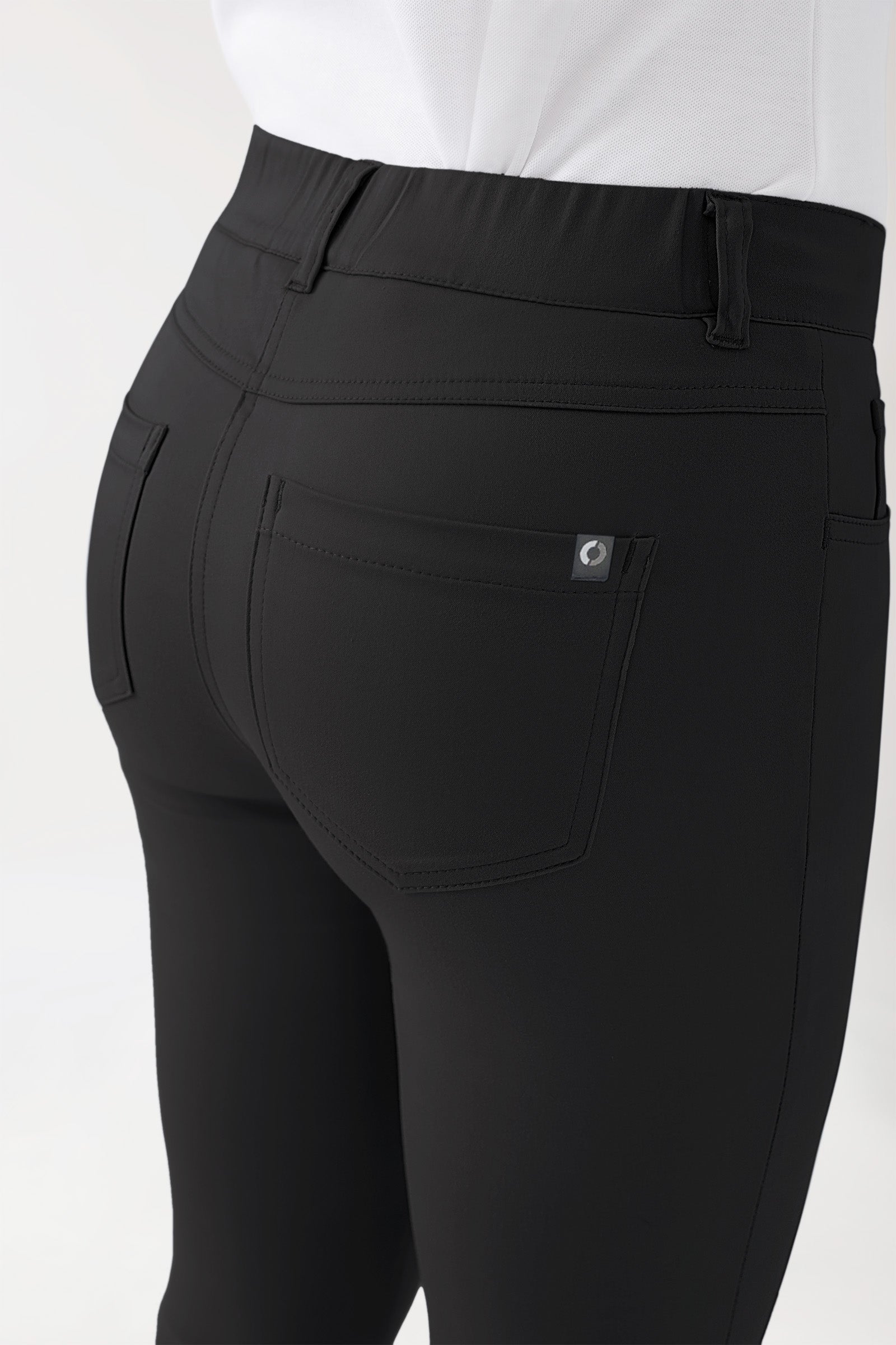 COMFY FLEX Pantalon 5 poches Femme - Jambe slim noir