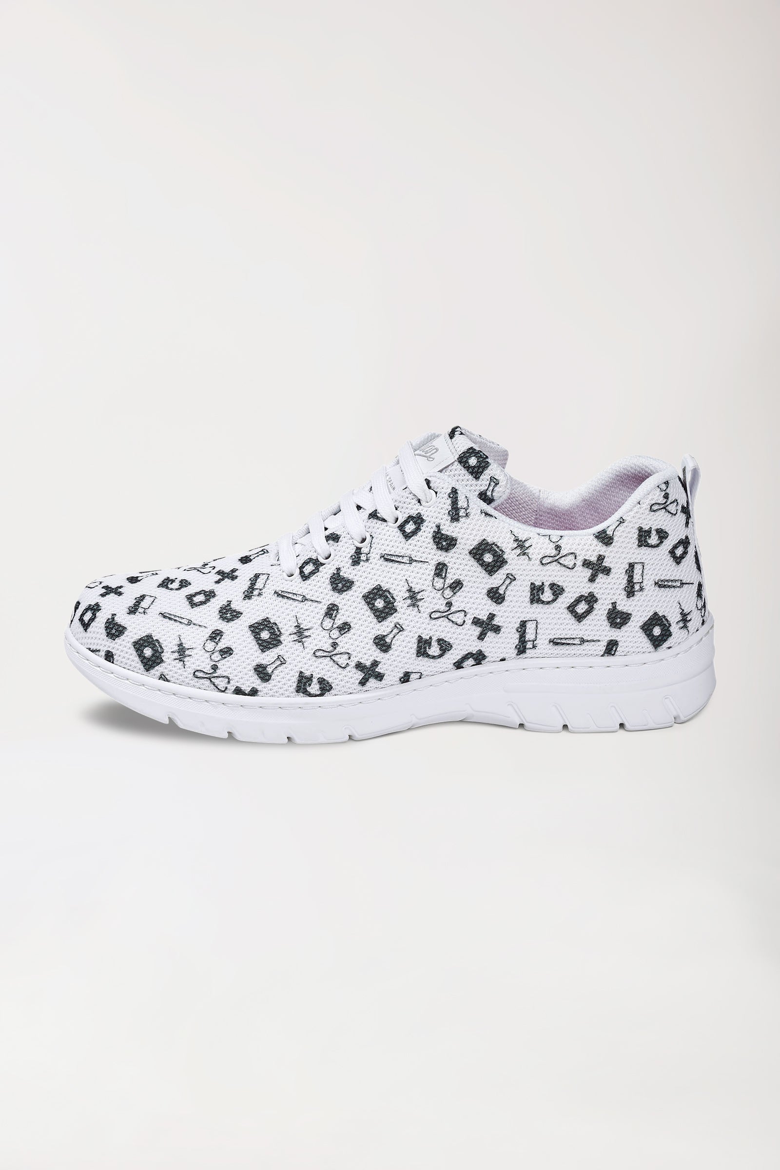Chaussures professionnelles mixtes blanc/noir