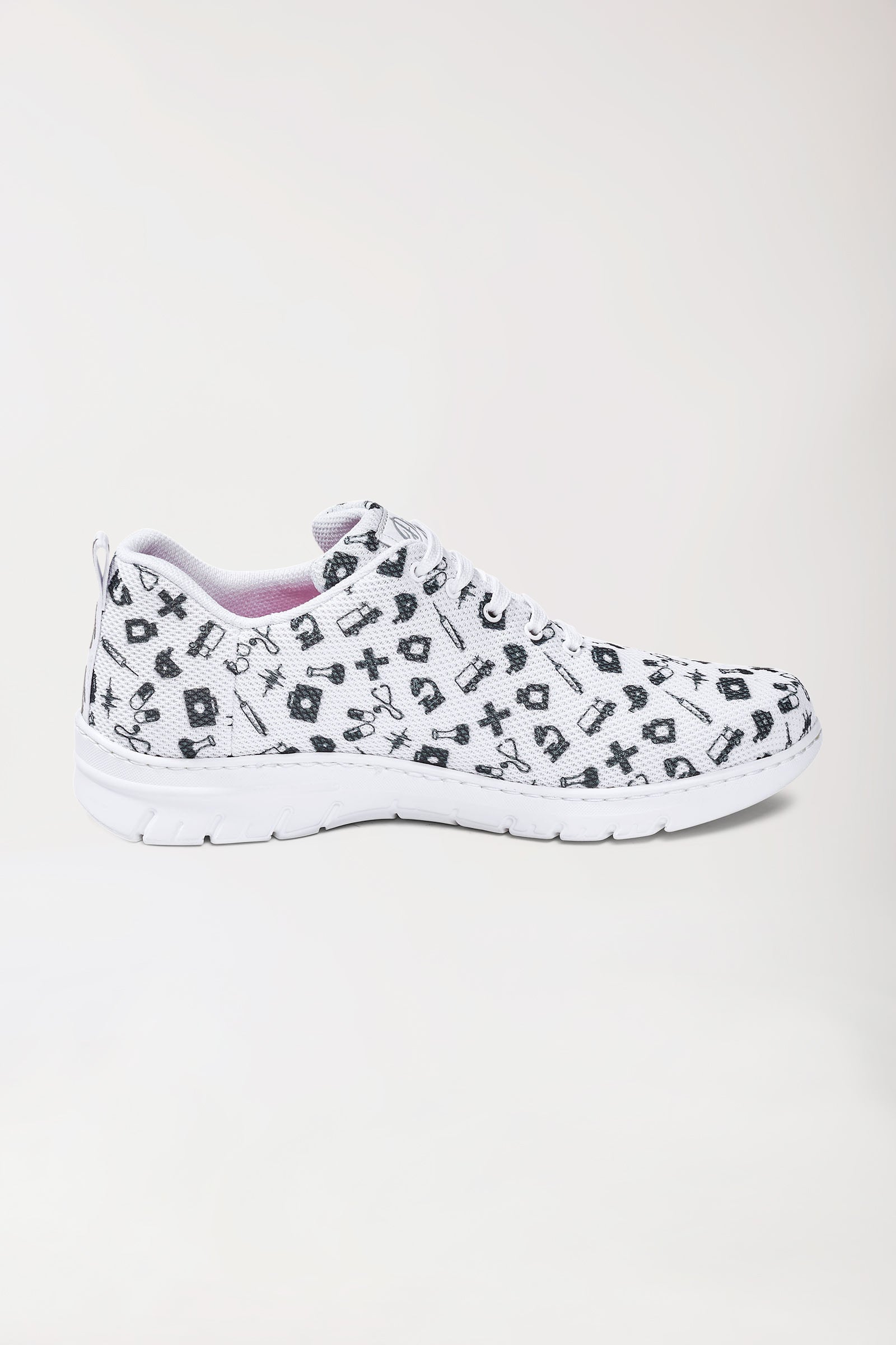 Chaussures professionnelles mixtes blanc/noir