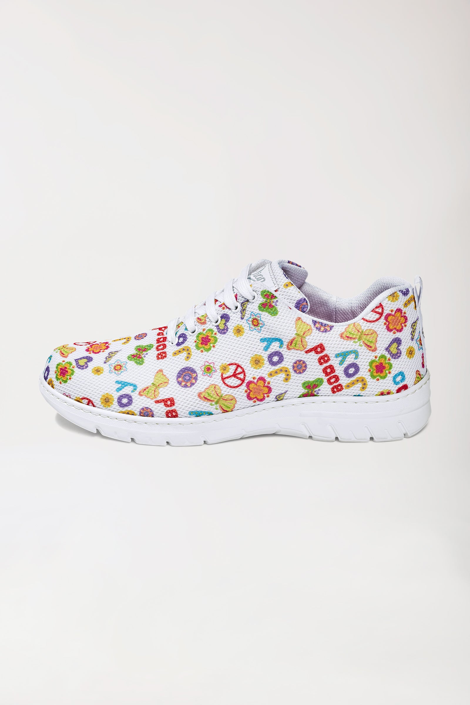 Chaussures professionnelles mixtes blanc/orange/vert
