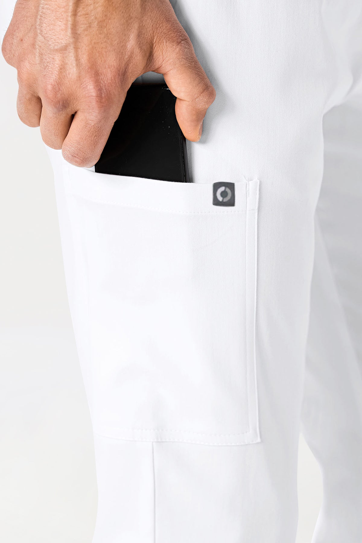 COMFY FLEX Pantalon Stretch mixte - 7/8 longueur blanc