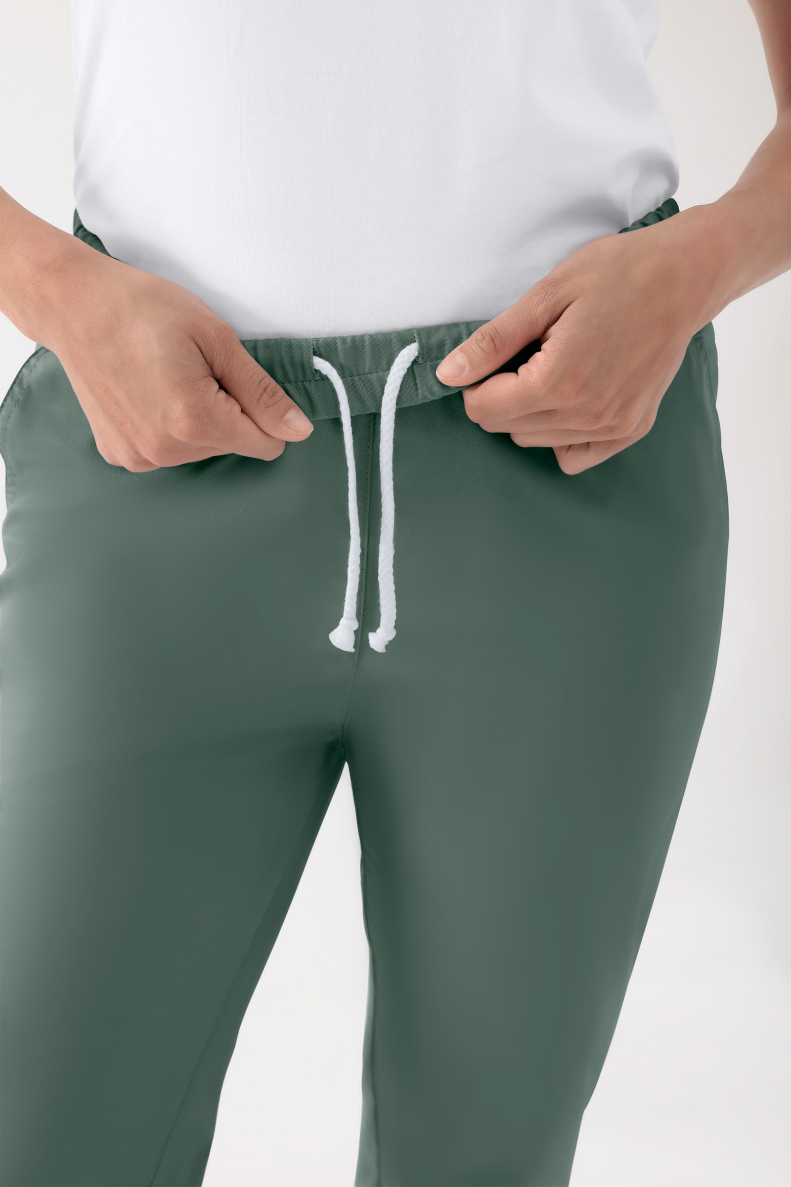 CORE Pantalon mixte - Taille haute vert foncé
