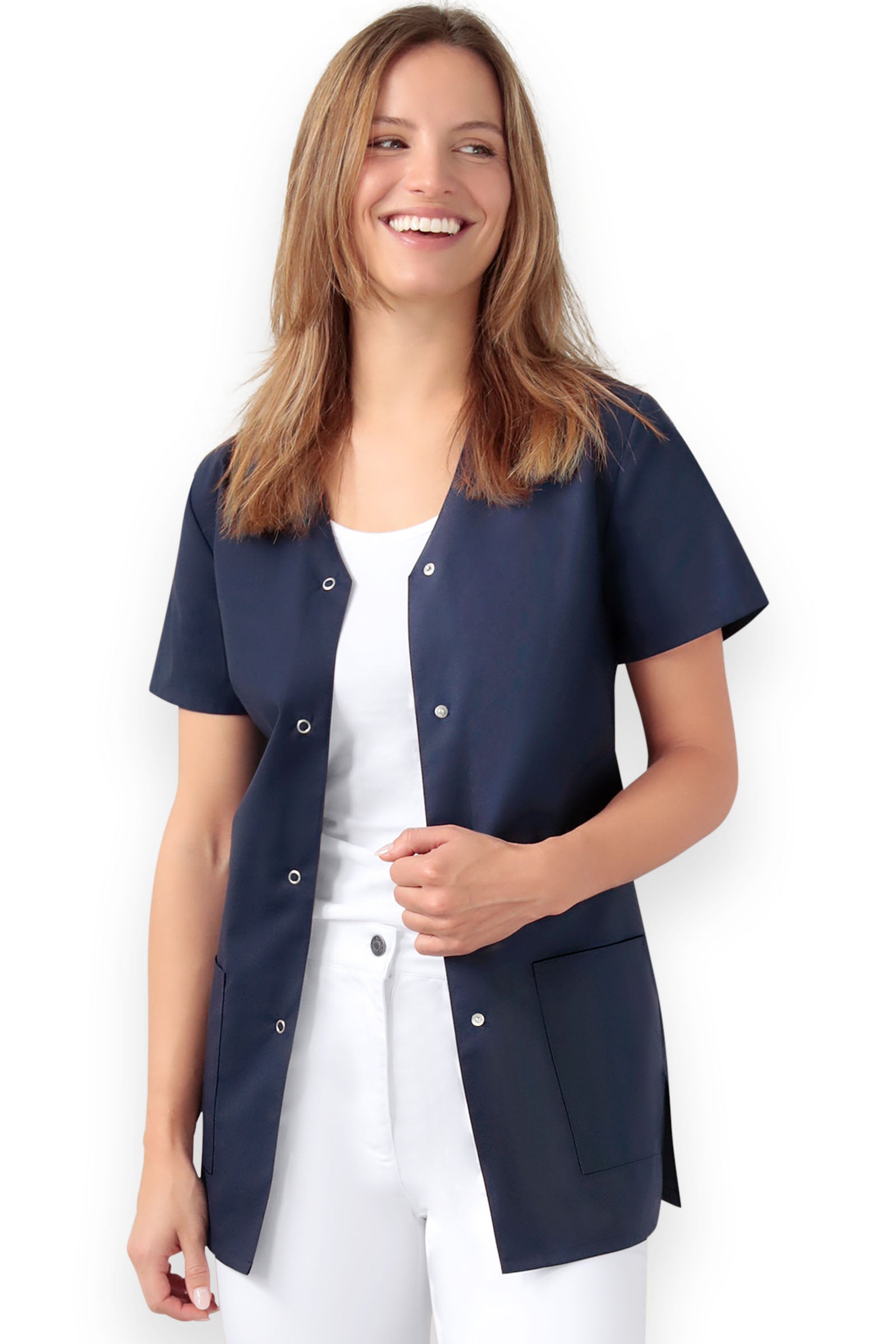 Blouse Femme - pressionnée navy